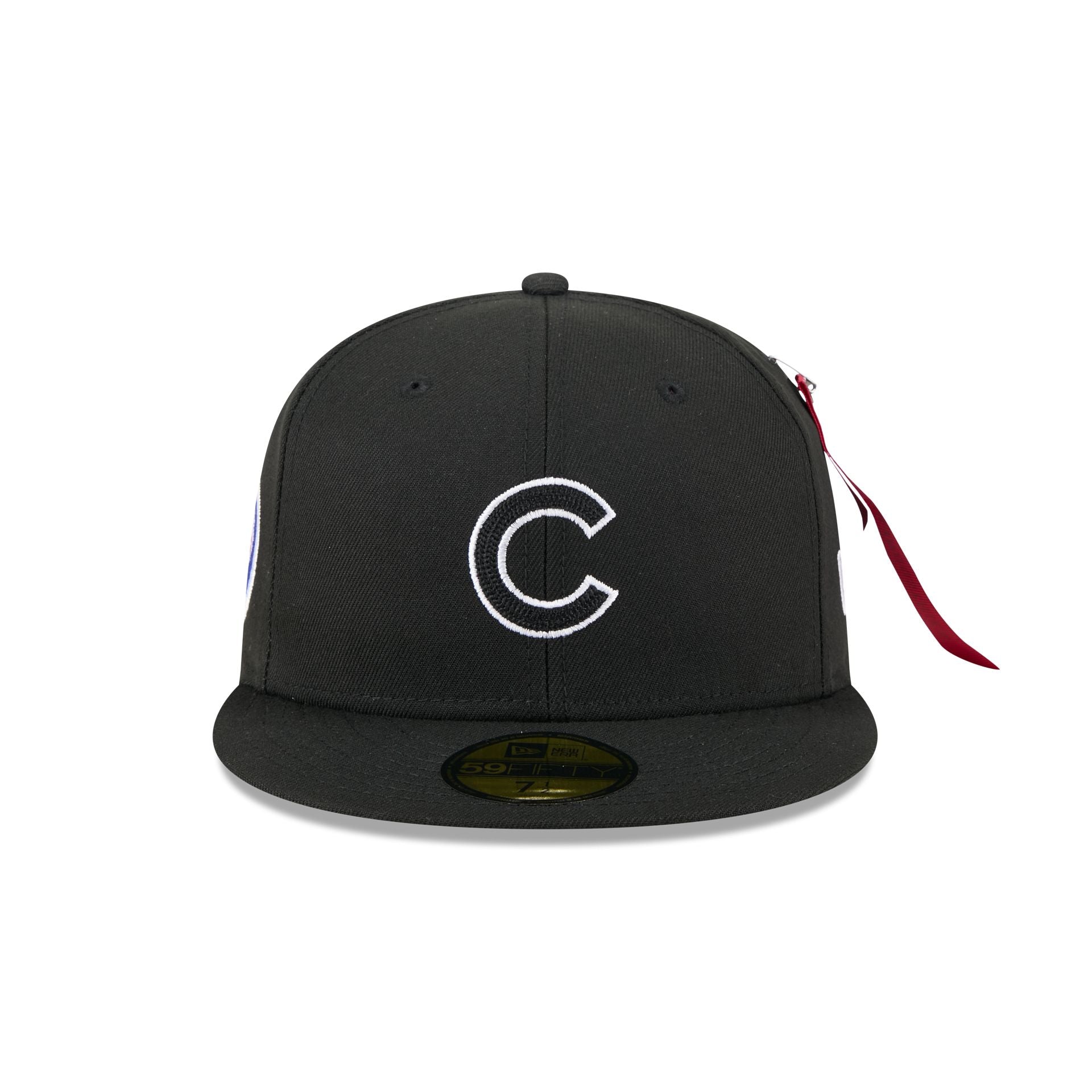 Alternative view of Alpha Industries X Chicago Cubs Black 59Fifty Fitted Hat