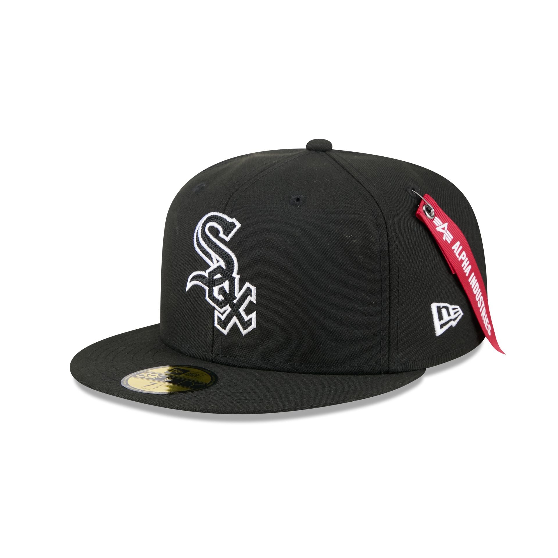 Alpha Industries X Chicago White Sox Black 59Fifty Fitted Hat