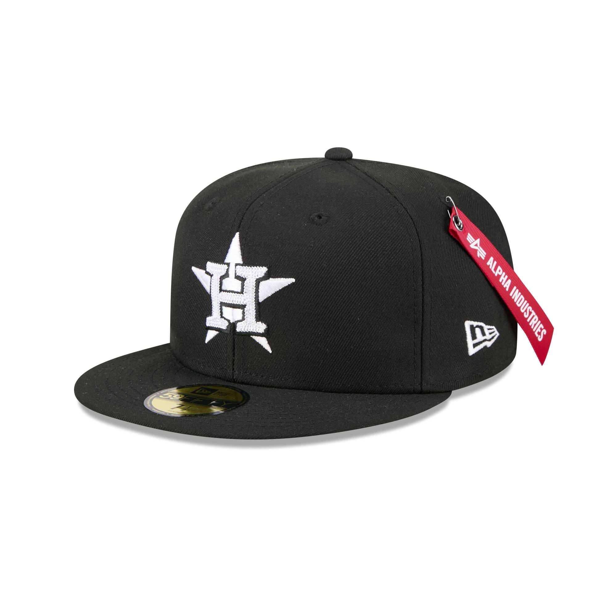 Alpha Industries X Houston Astros Black 59Fifty Fitted Hat