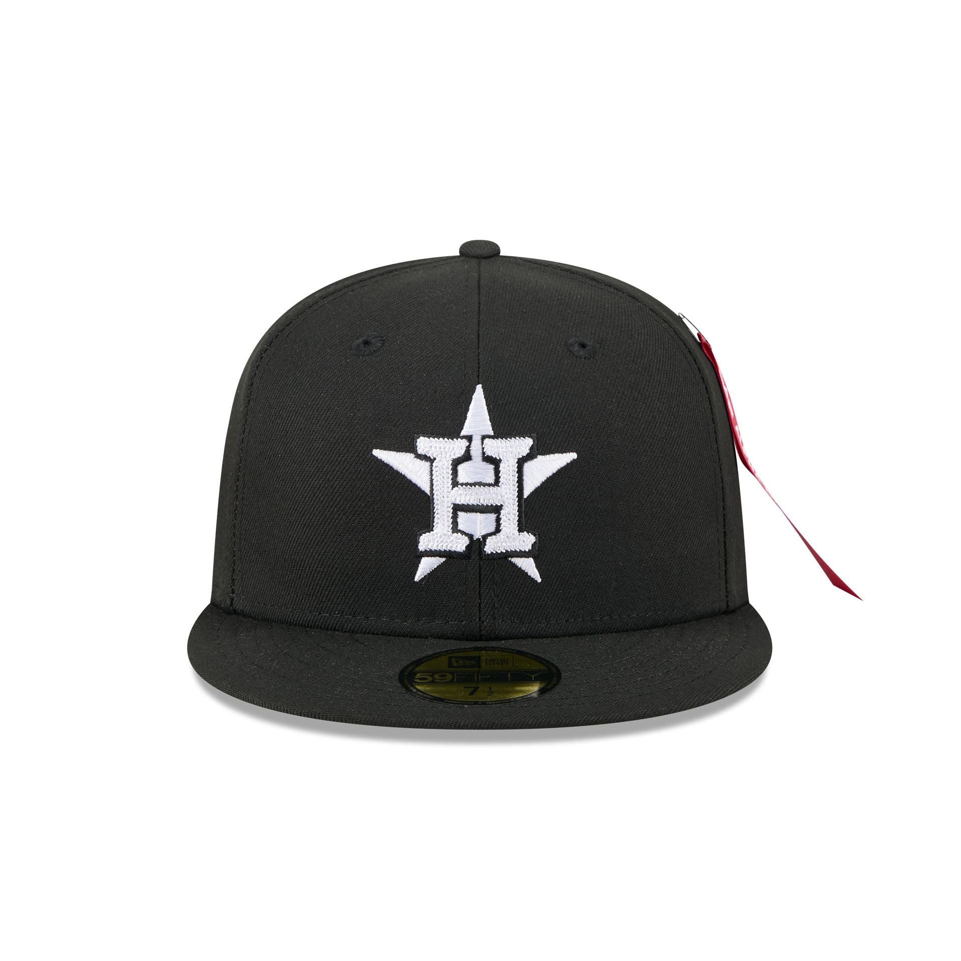 Alternative view of Alpha Industries X Houston Astros Black 59Fifty Fitted Hat