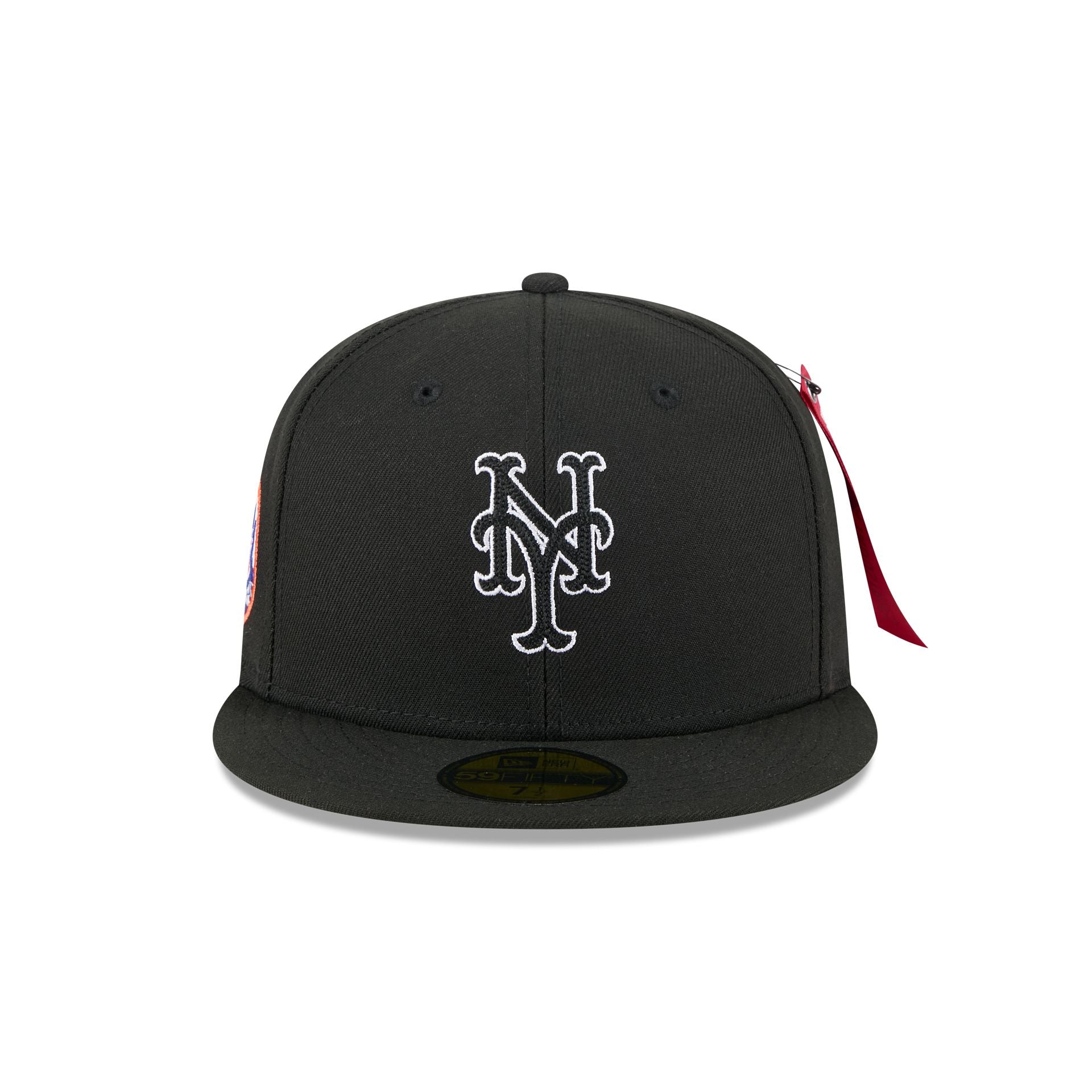 Alternative view of Alpha Industries X New York Mets Black 59Fifty Fitted Hat