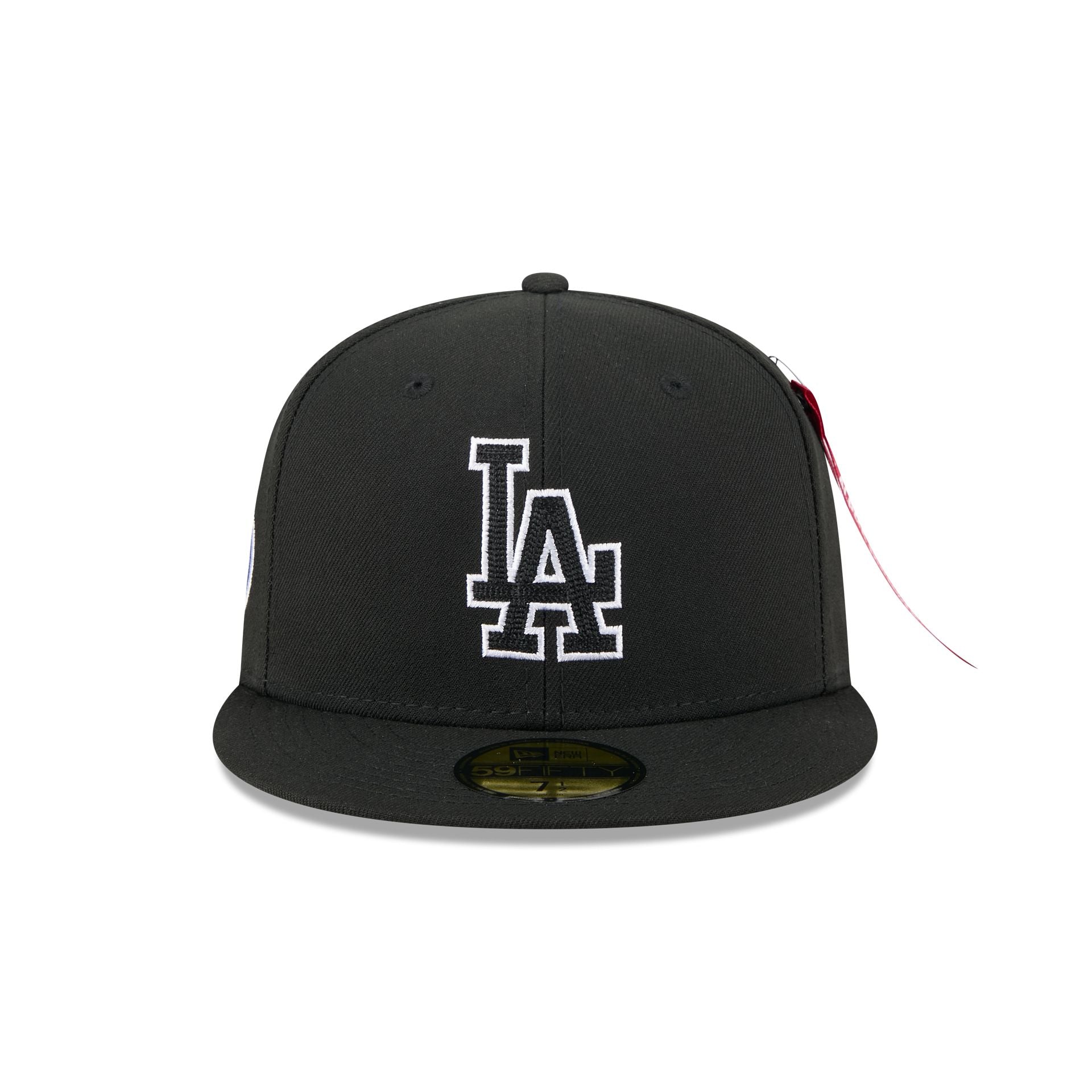 Alternative view of Alpha Industries X Los Angeles Dodgers Black 59Fifty Fitted Hat