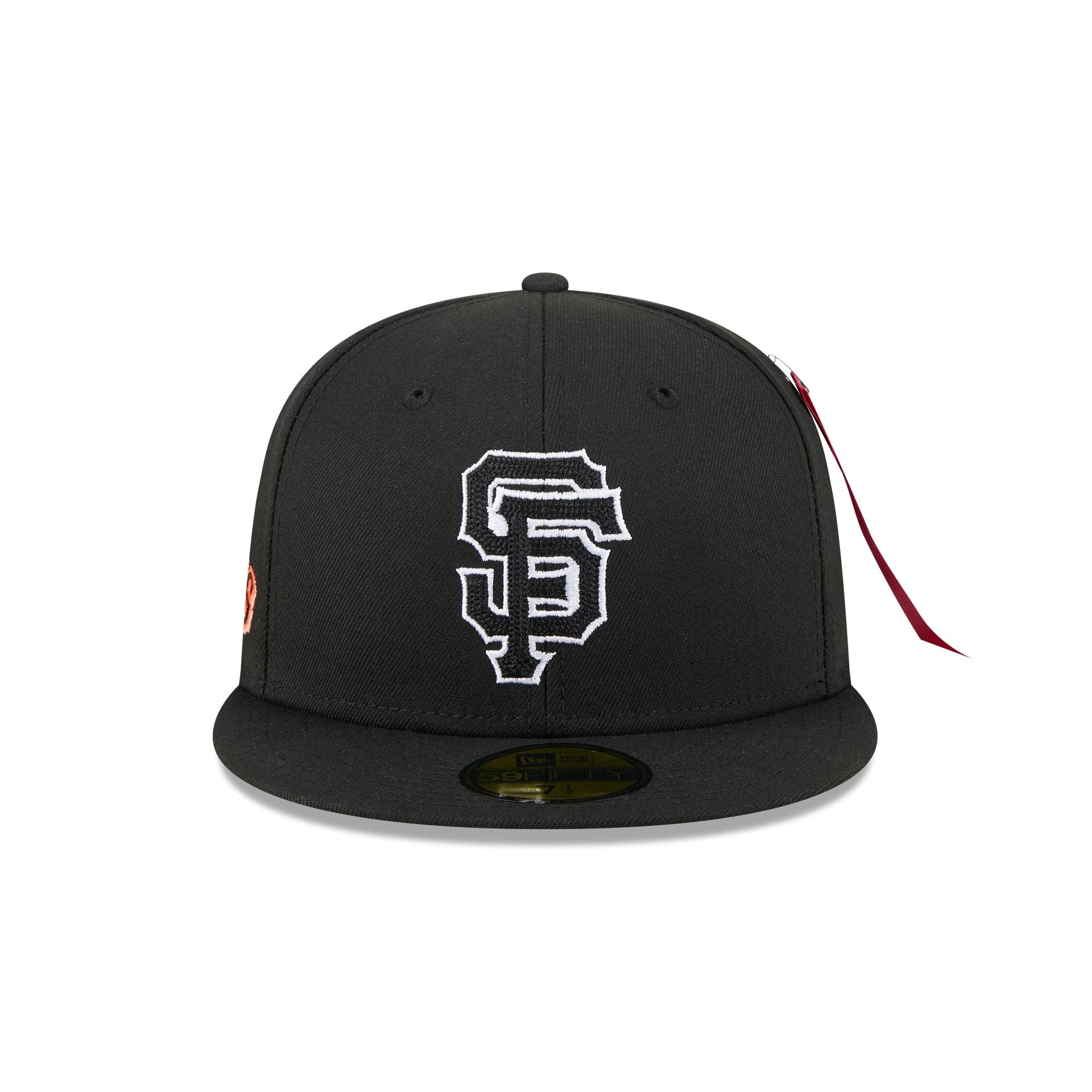 Alternative view of Alpha Industries X San Francisco Giants Black 59Fifty Fitted Hat