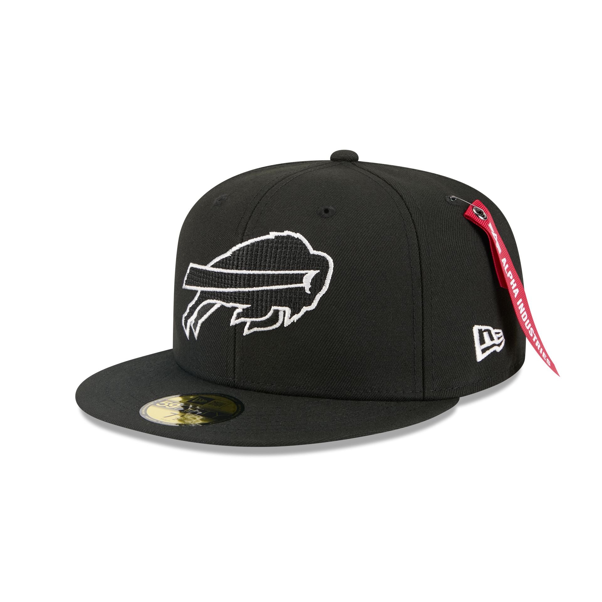 Alpha Industries X Buffalo Bills Black 59Fifty Fitted Hat