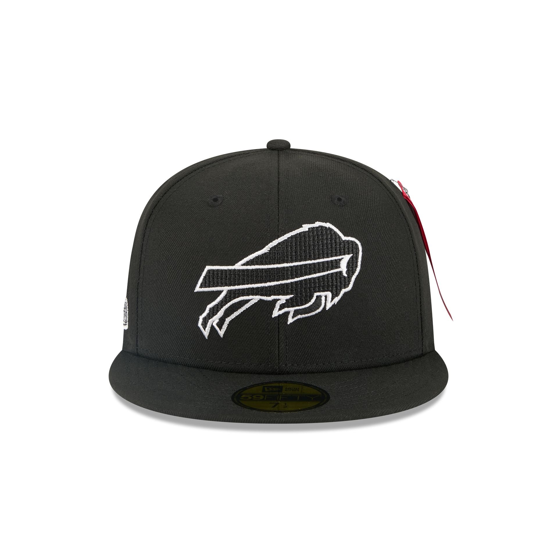 Alternative view of Alpha Industries X Buffalo Bills Black 59Fifty Fitted Hat