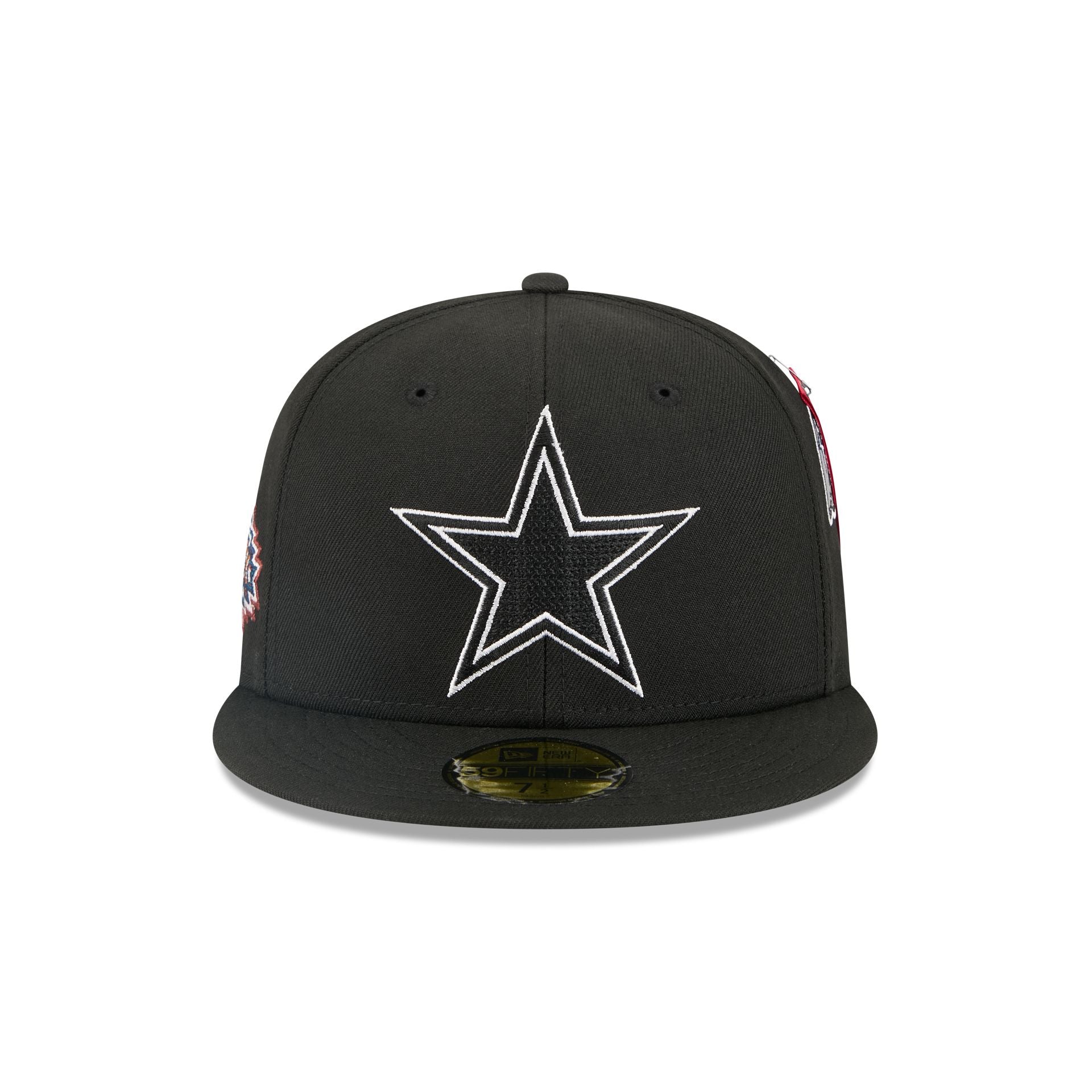 Alternative view of Alpha Industries X Dallas Cowboys Black 59Fifty Fitted Hat