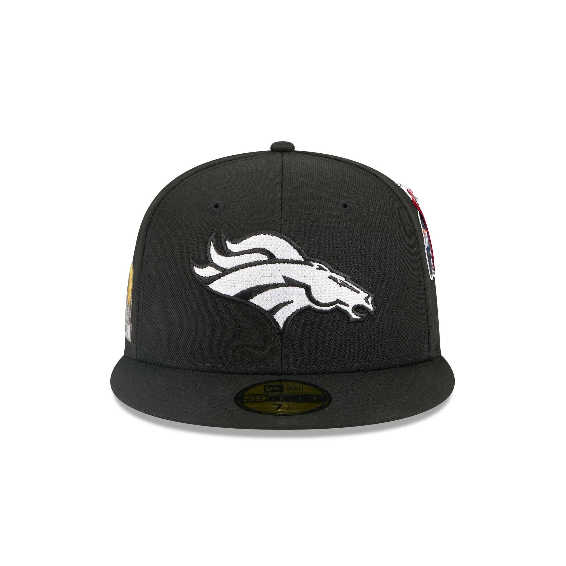 Alternative view of Alpha Industries X Denver Broncos Black 59Fifty Fitted Hat
