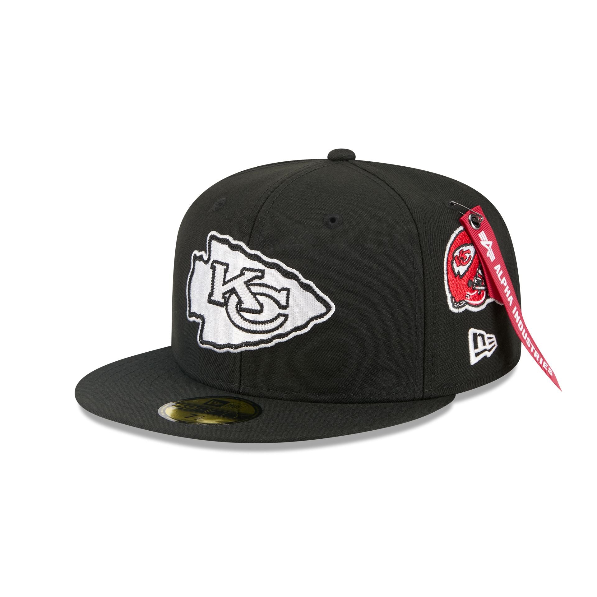 Alpha Industries X Kansas City Chiefs Black 59Fifty Fitted Hat