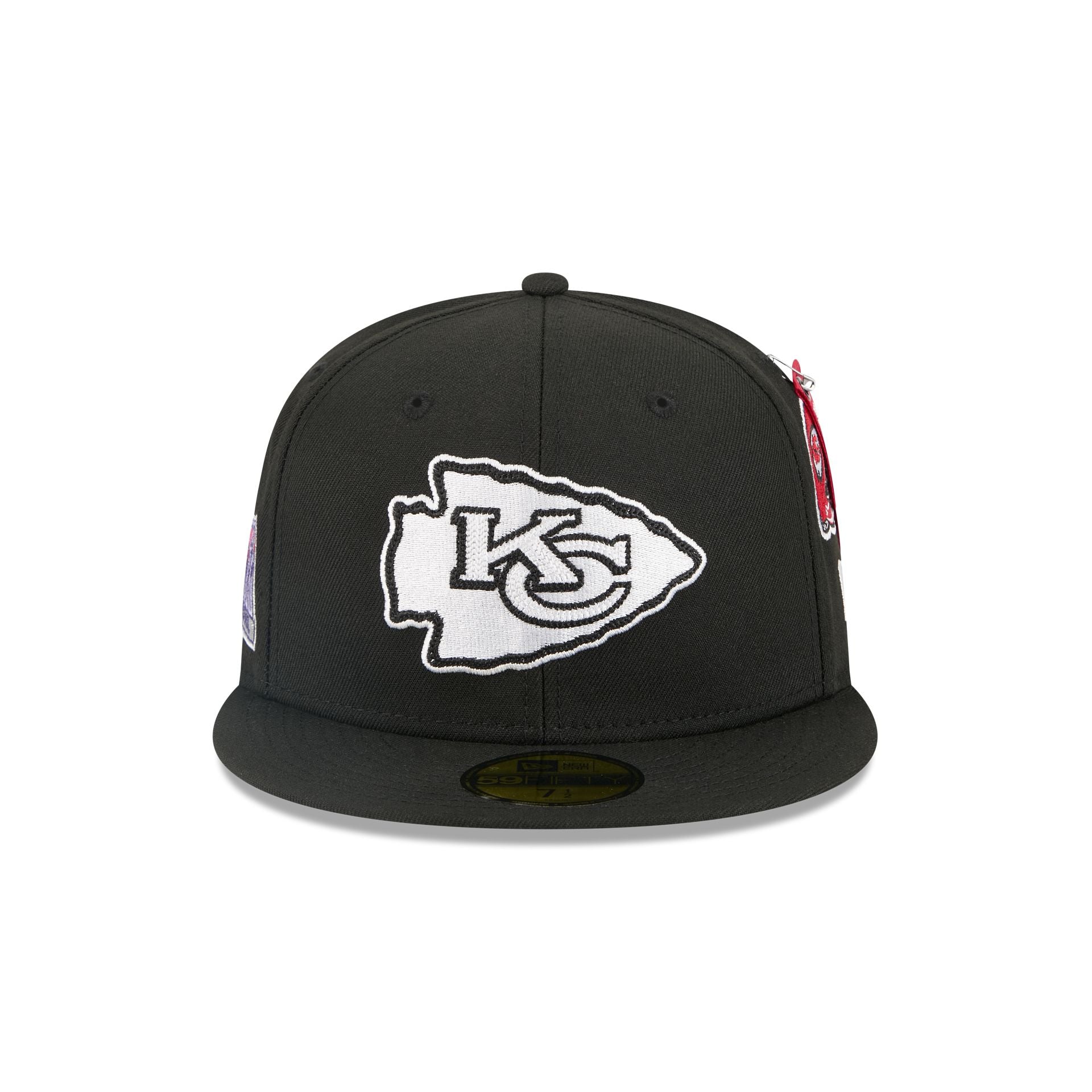 Alternative view of Alpha Industries X Kansas City Chiefs Black 59Fifty Fitted Hat