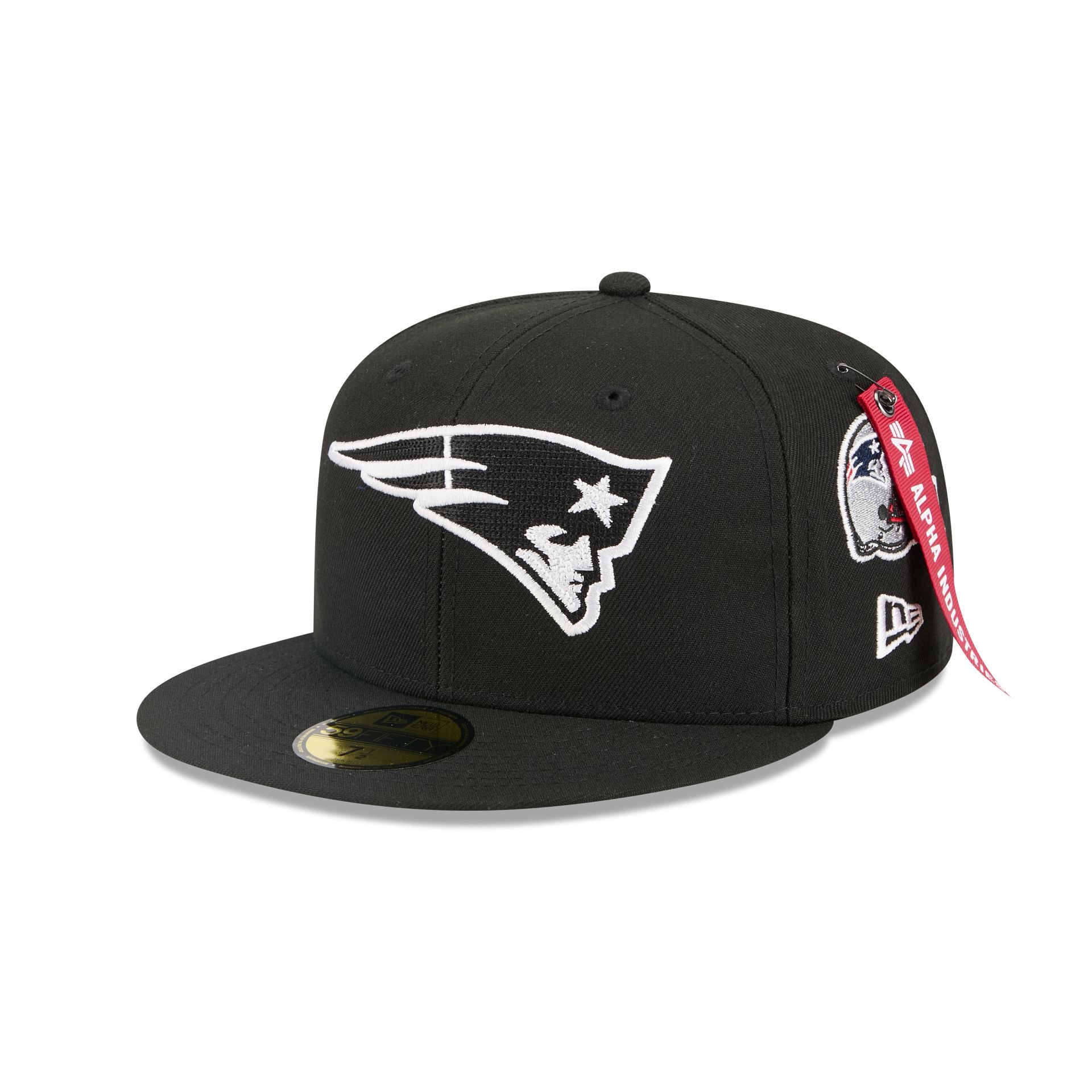 Alpha Industries X New England Patriots Black 59Fifty Fitted Hat