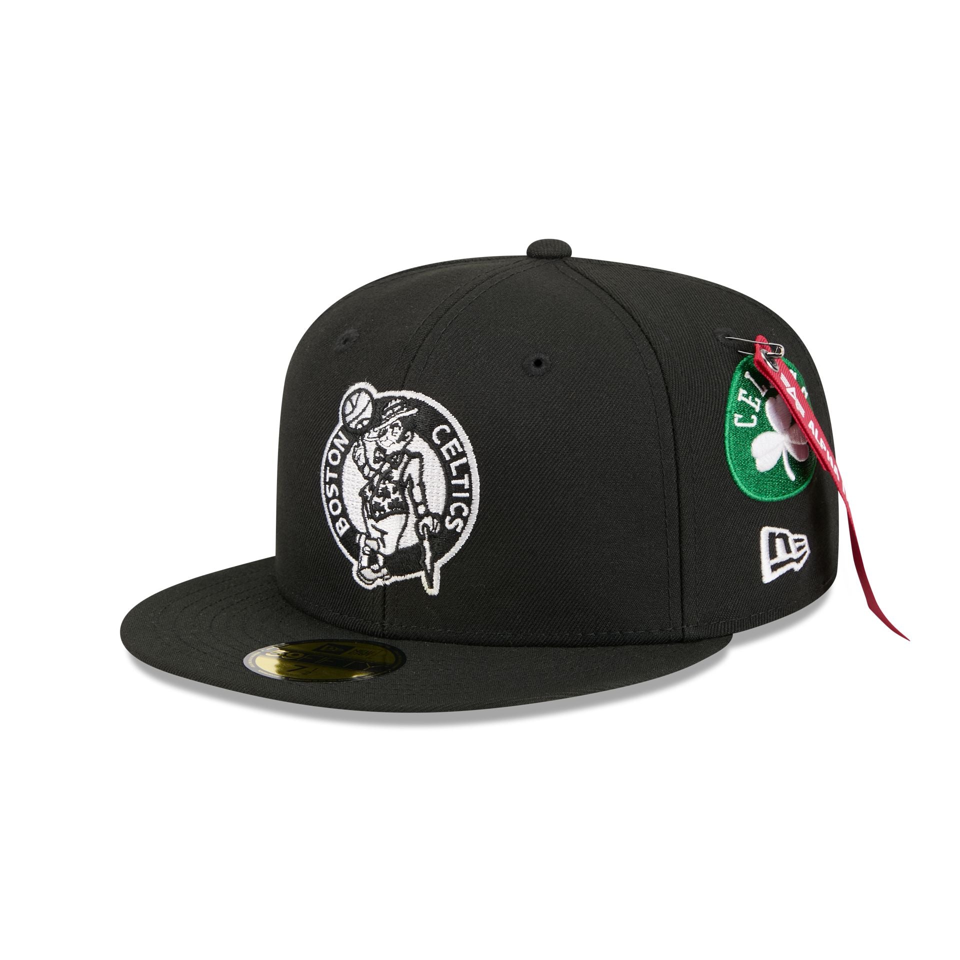 Alpha Industries X Boston Celtics Black 59Fifty Fitted Hat