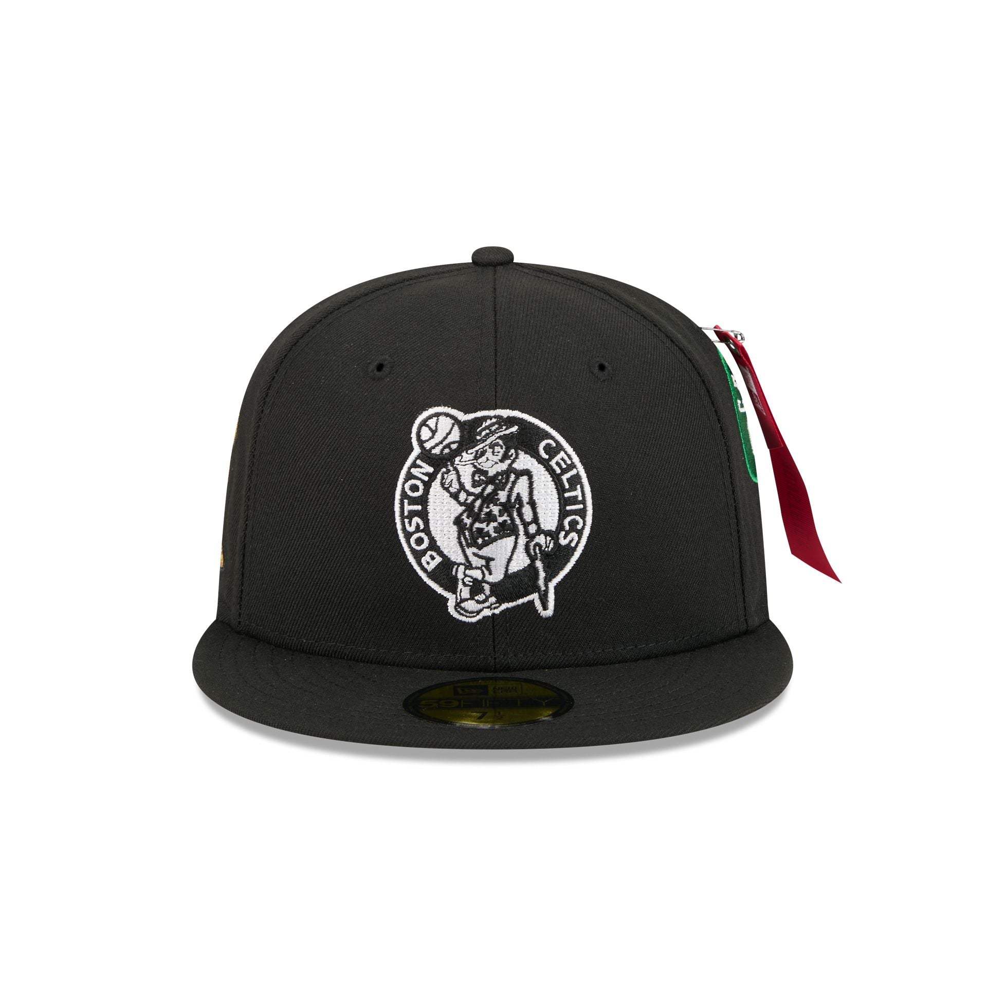 Alternative view of Alpha Industries X Boston Celtics Black 59Fifty Fitted Hat
