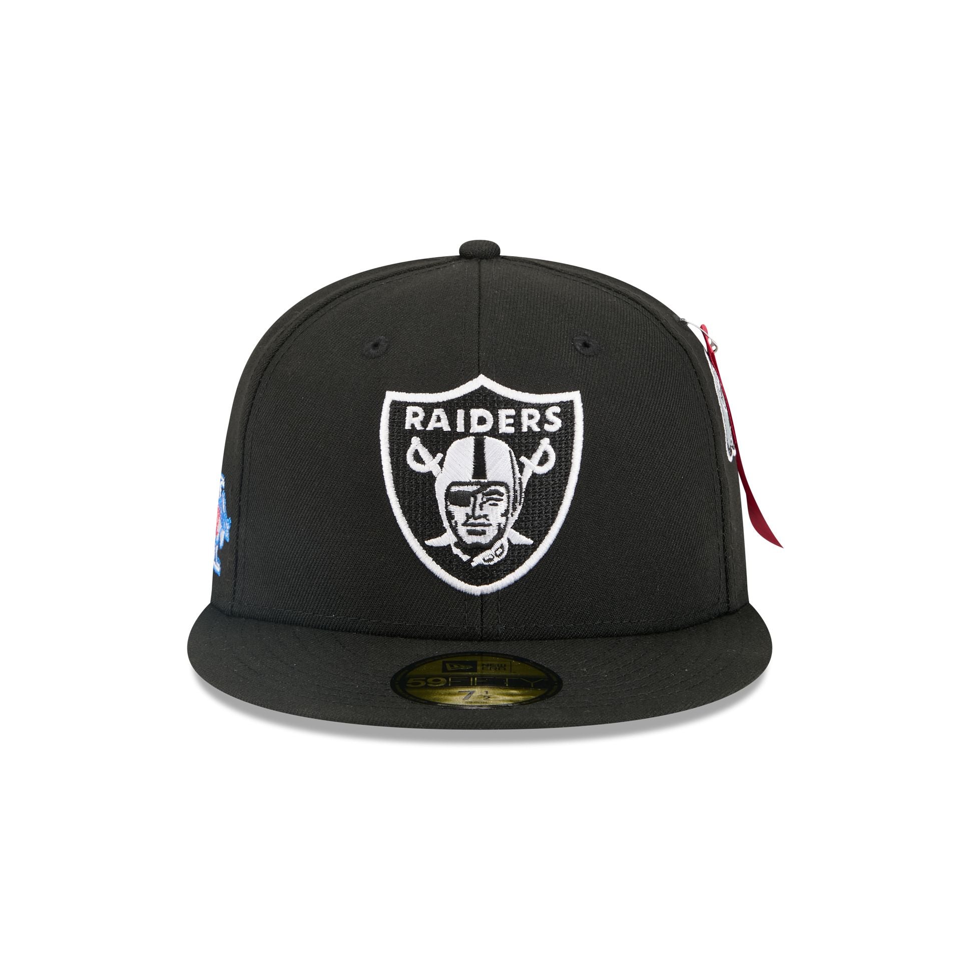 Alternative view of Alpha Industries X Las Vegas Raiders Black 59Fifty Fitted Hat