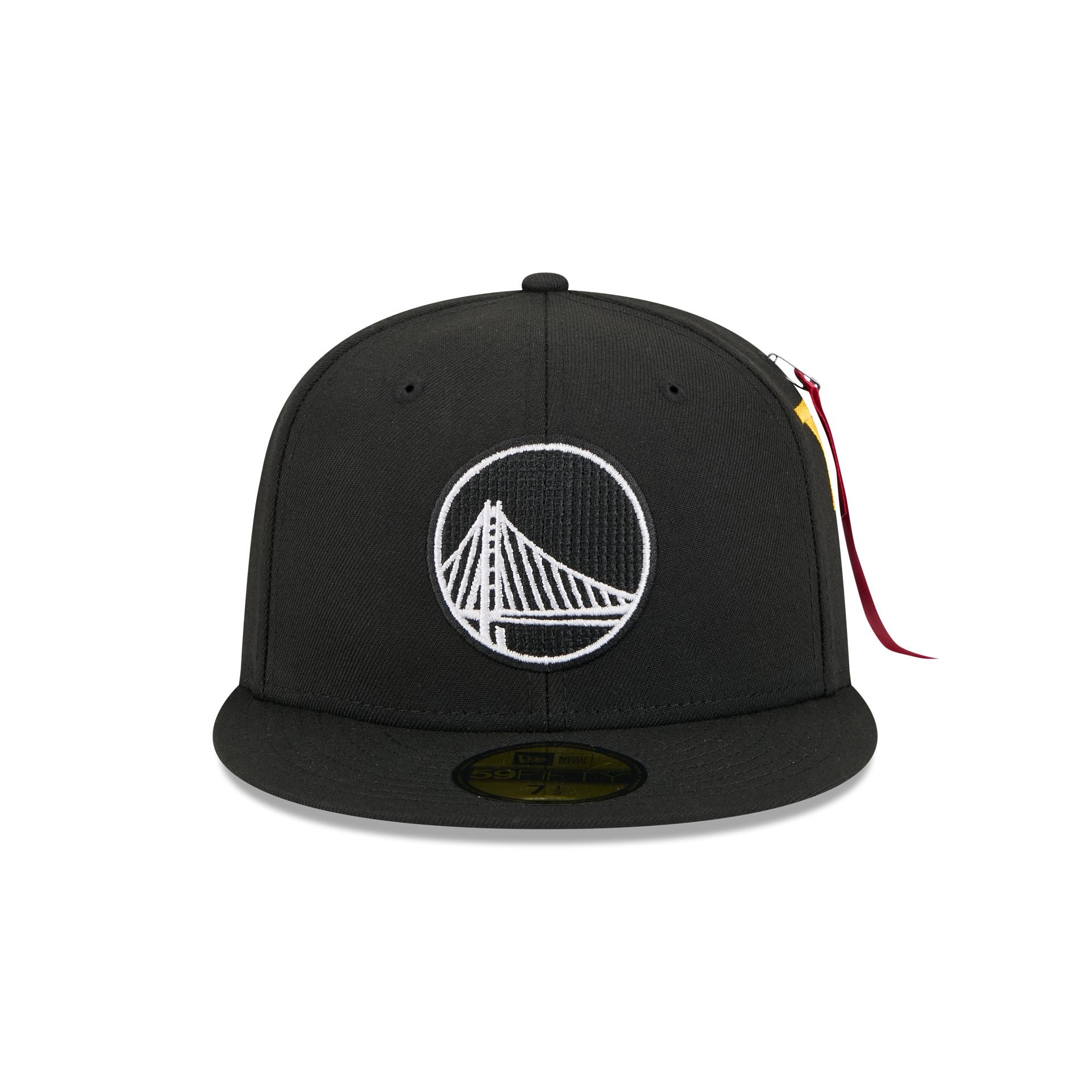 Alternative view of Alpha Industries X Golden State Warriors Black 59Fifty Fitted Hat