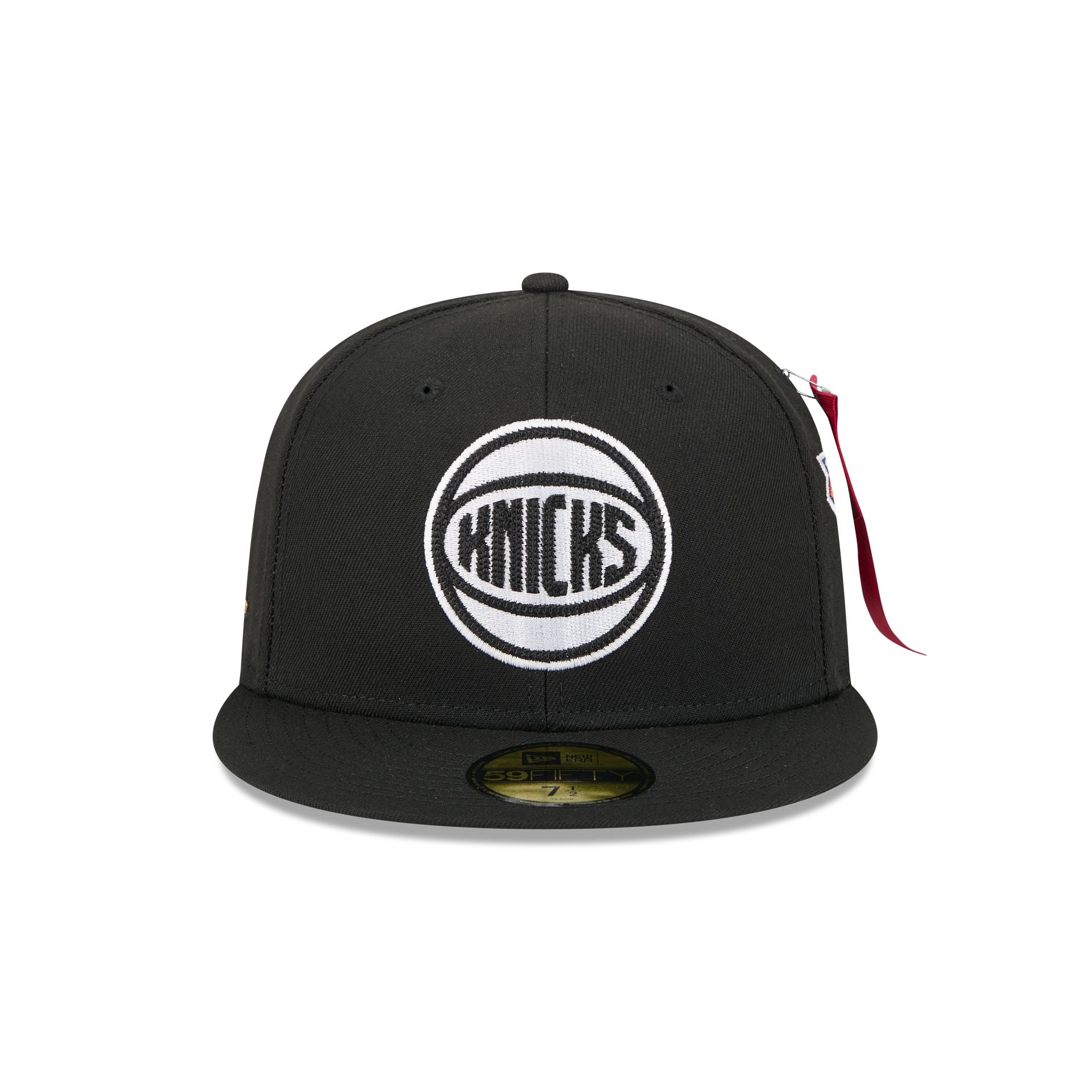 Alternative view of Alpha Industries X New York Knicks Black 59Fifty Fitted Hat