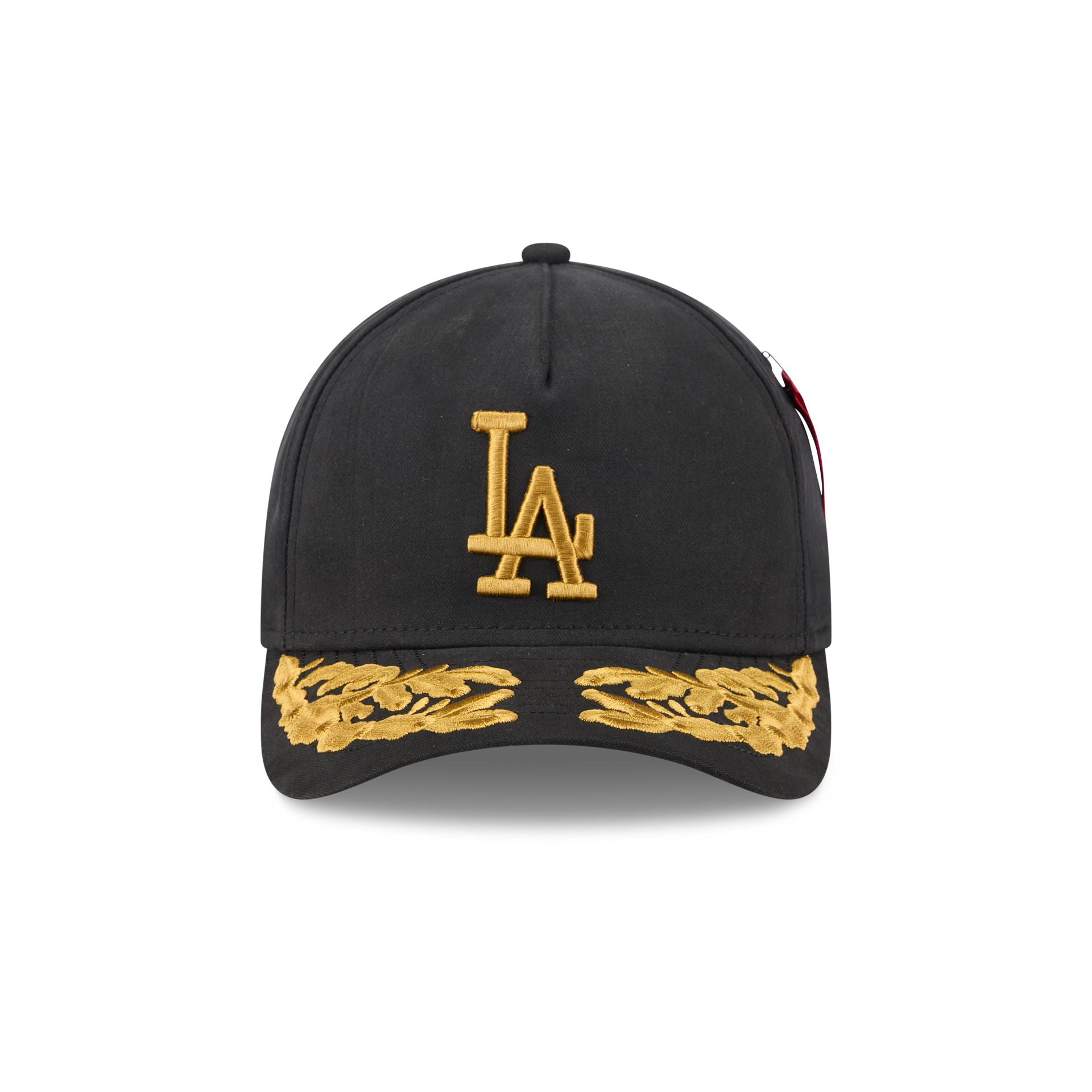 Alternative view of Alpha Industries X Los Angeles Dodgers Black 9Forty M-Crown A-Frame Snapback Hat