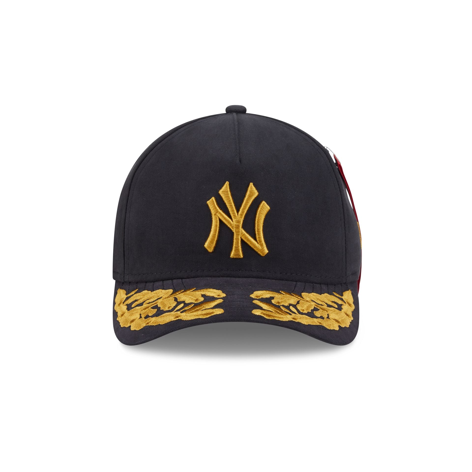 Alternative view of Alpha Industries X New York Yankees Black 9Forty M-Crown A-Frame Snapback Hat