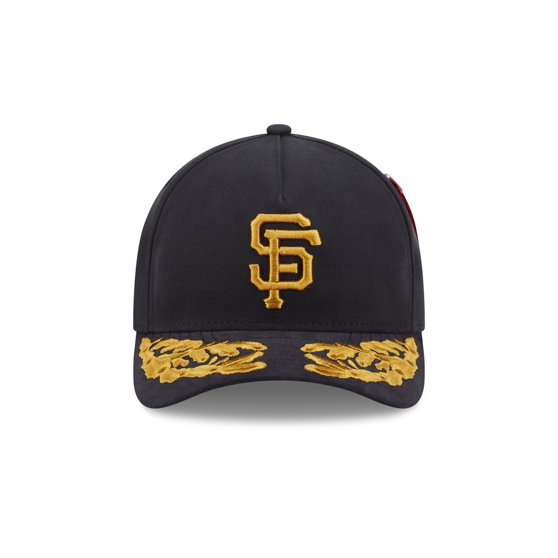 Alternative view of Alpha Industries X San Francisco Giants Black 9Forty M-Crown A-Frame Snapback Hat