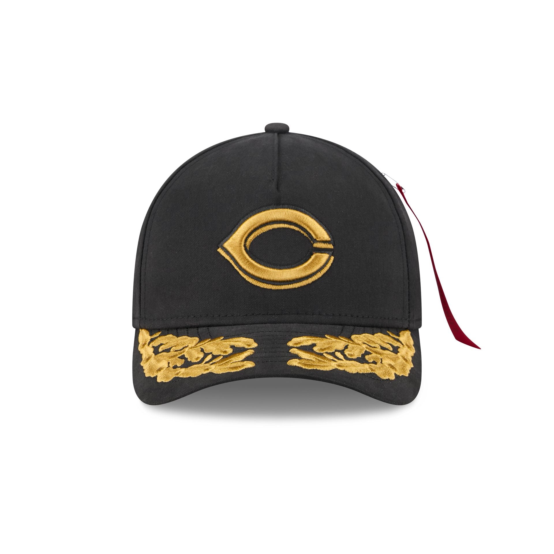 Alternative view of Alpha Industries X Cincinnati Reds Black 9Forty M-Crown A-Frame Snapback Hat
