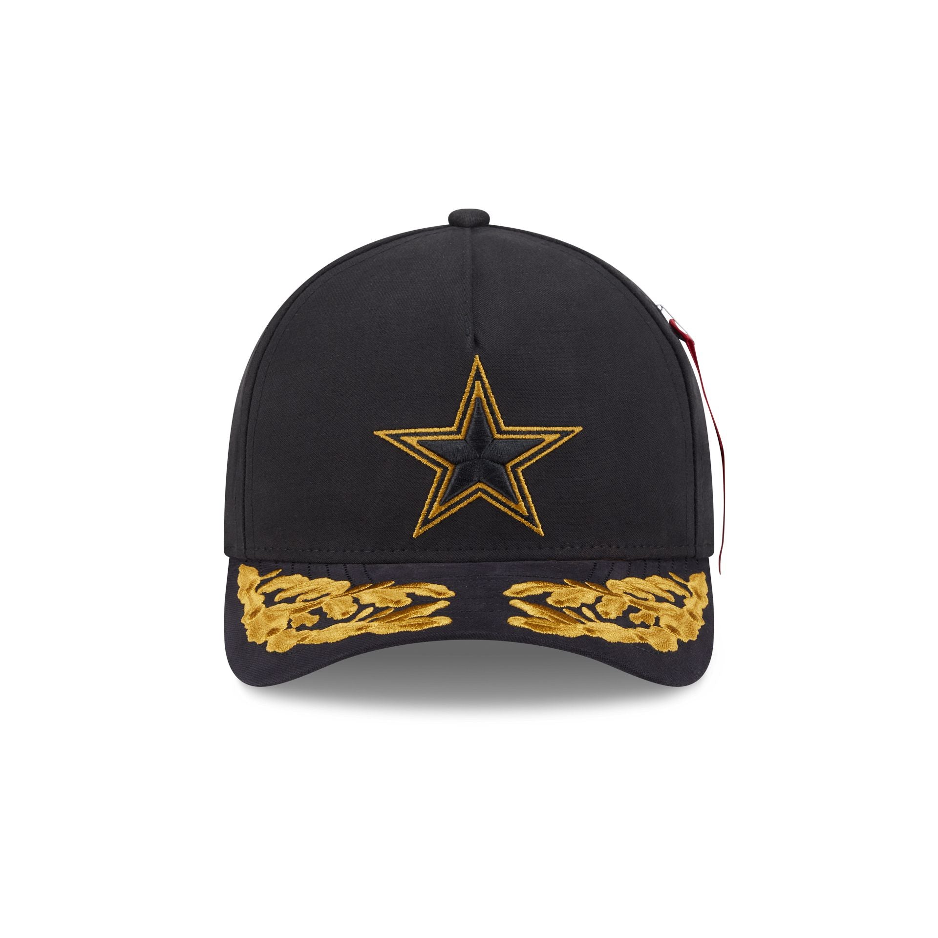 Alternative view of Alpha Industries X Dallas Cowboys Black 9Forty M-Crown A-Frame Snapback Hat