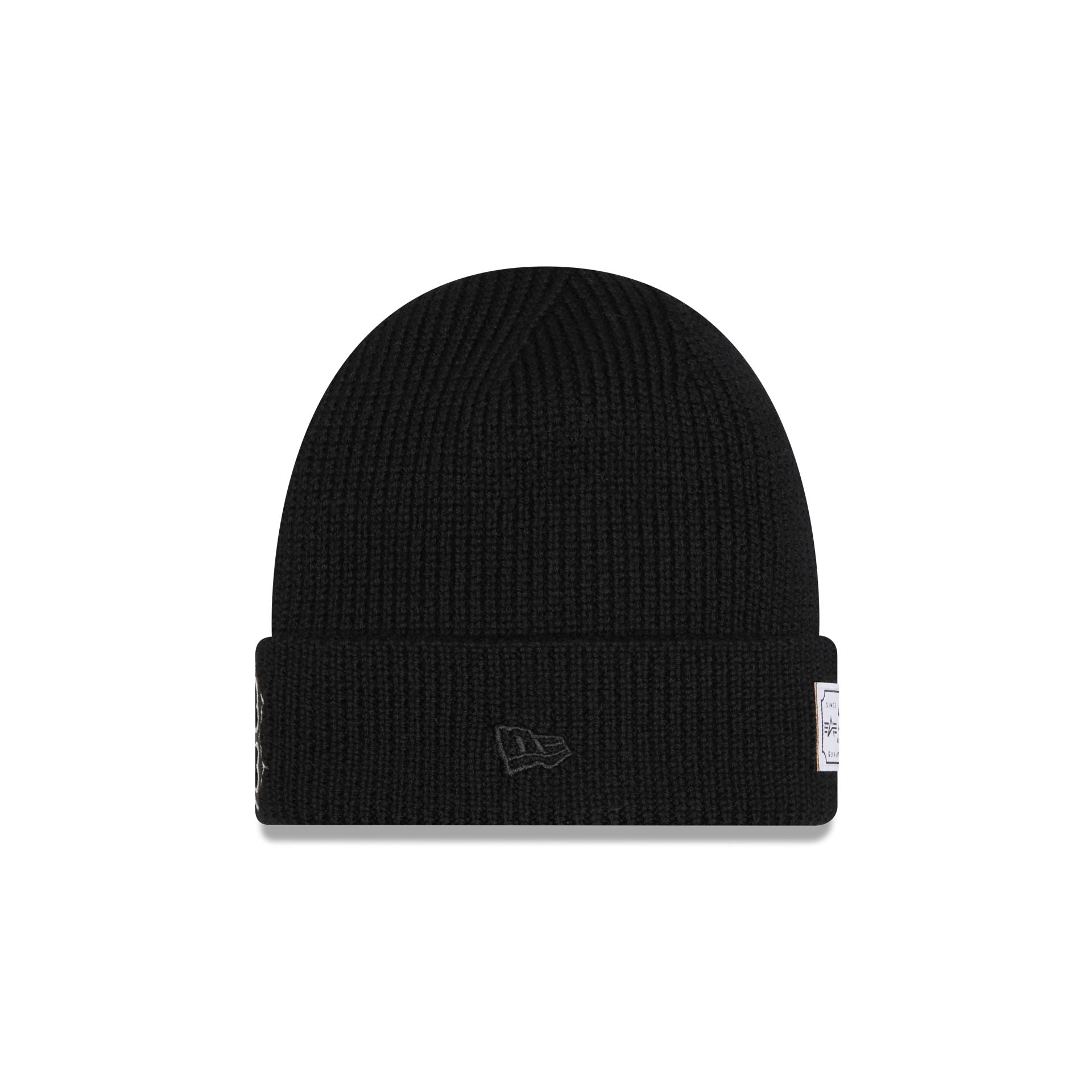 Alternative view of Alpha Industries X Boston Red Sox Black Cuff Knit Hat