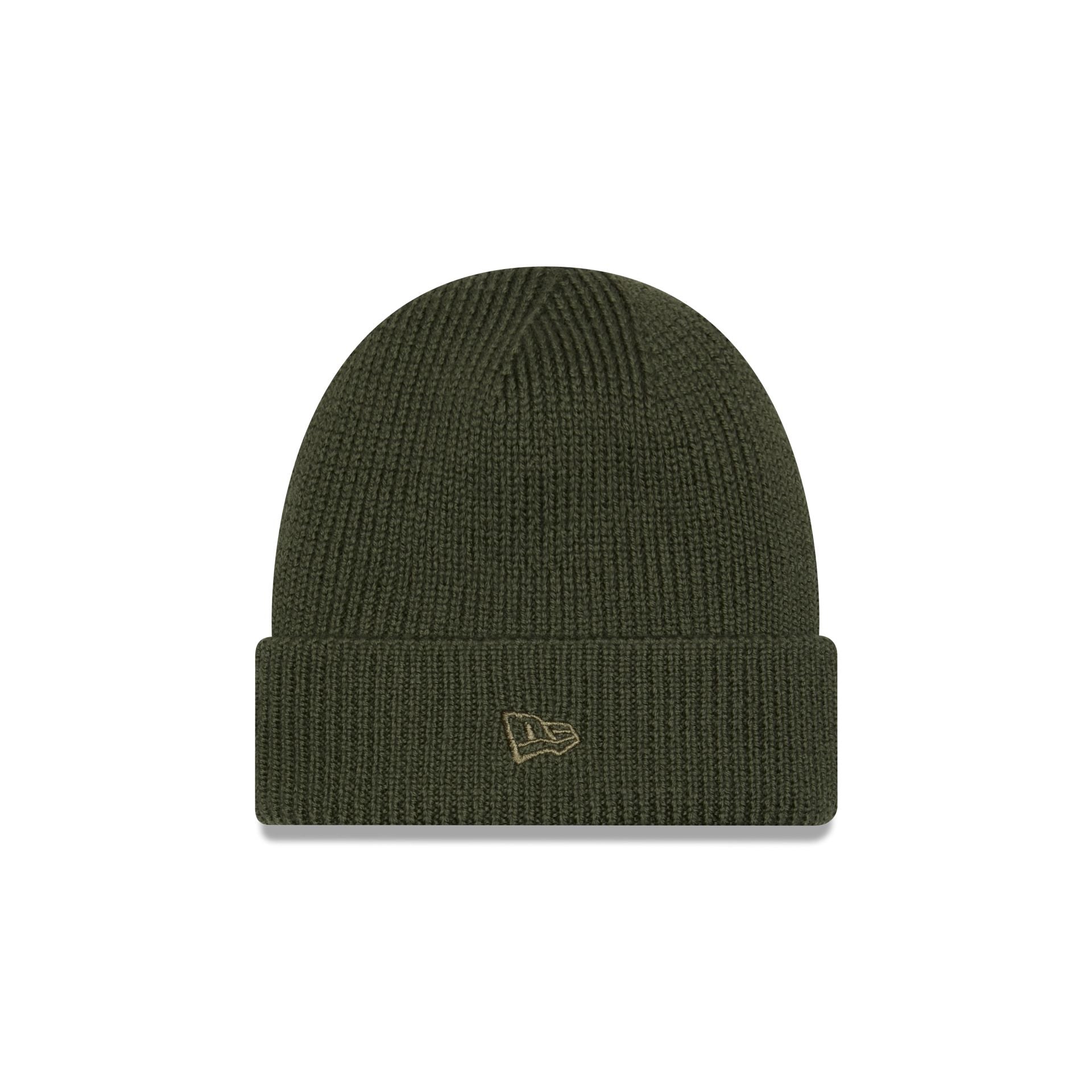 Alternative view of Alpha Industries X Los Angeles Dodgers Olive Green Cuff Knit Hat