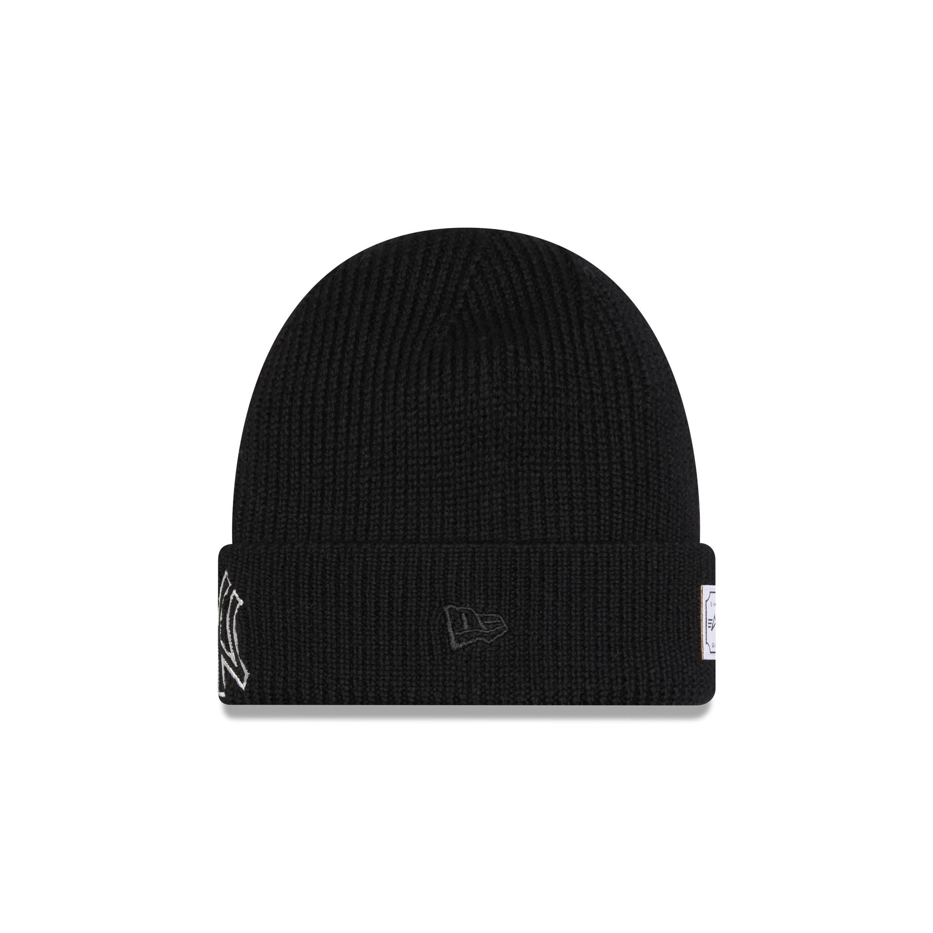 Alternative view of Alpha Industries X New York Yankees Black Cuff Knit Hat