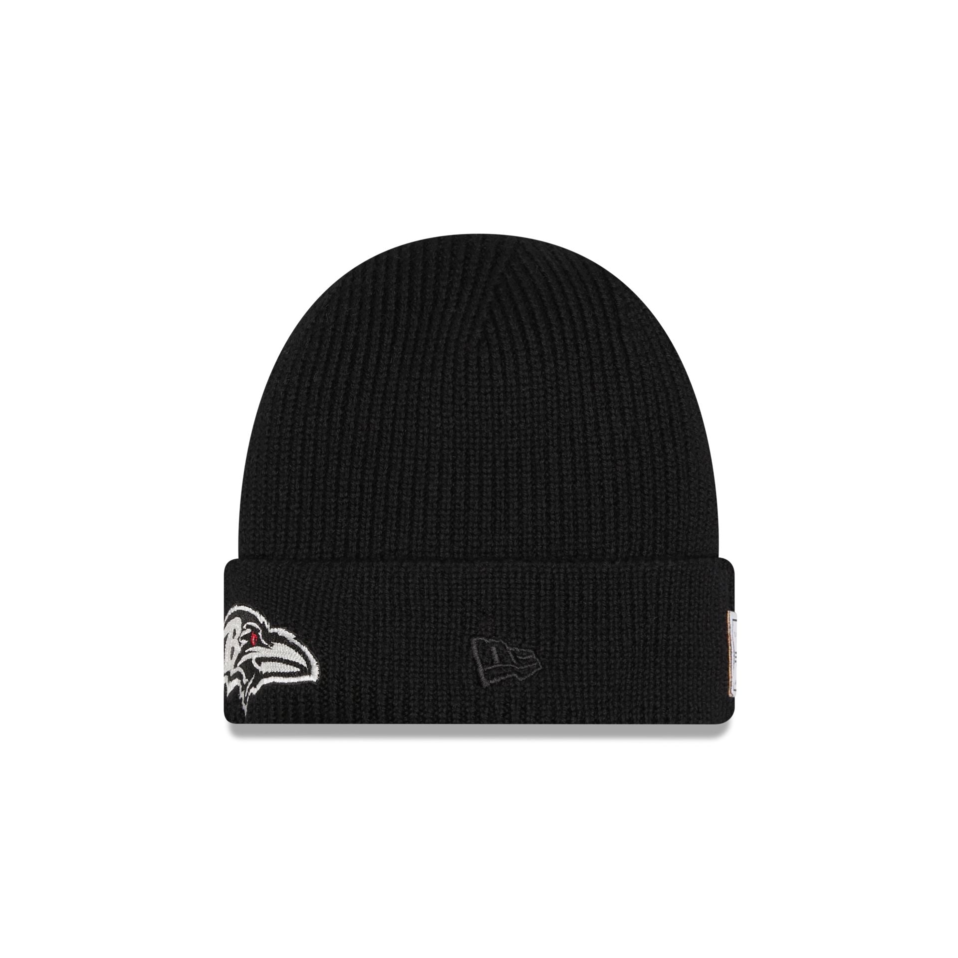 Alternative view of Alpha Industries X Baltimore Ravens Black Cuff Knit Hat