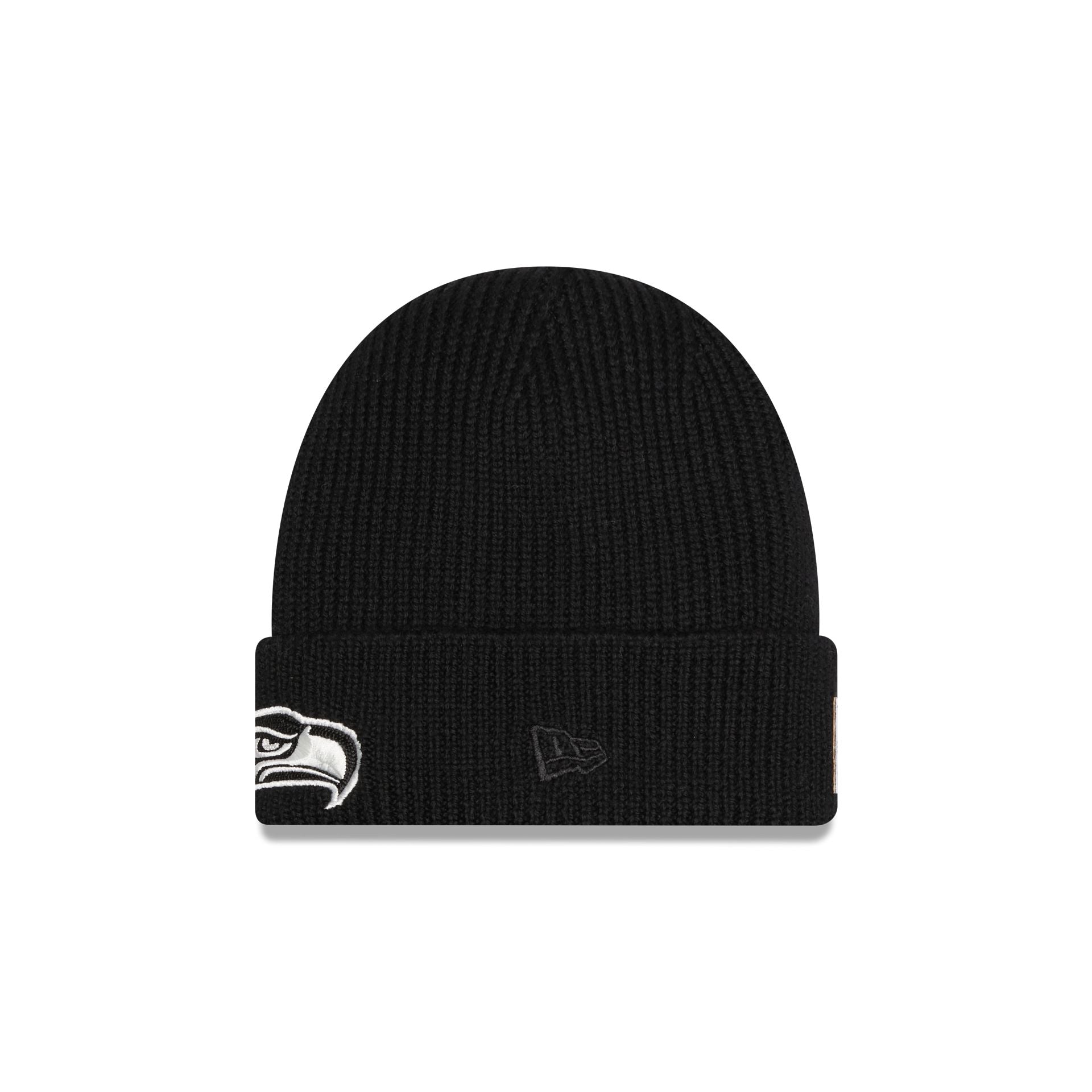 Alternative view of Alpha Industries X Seattle Seahawks Black Cuff Knit Hat