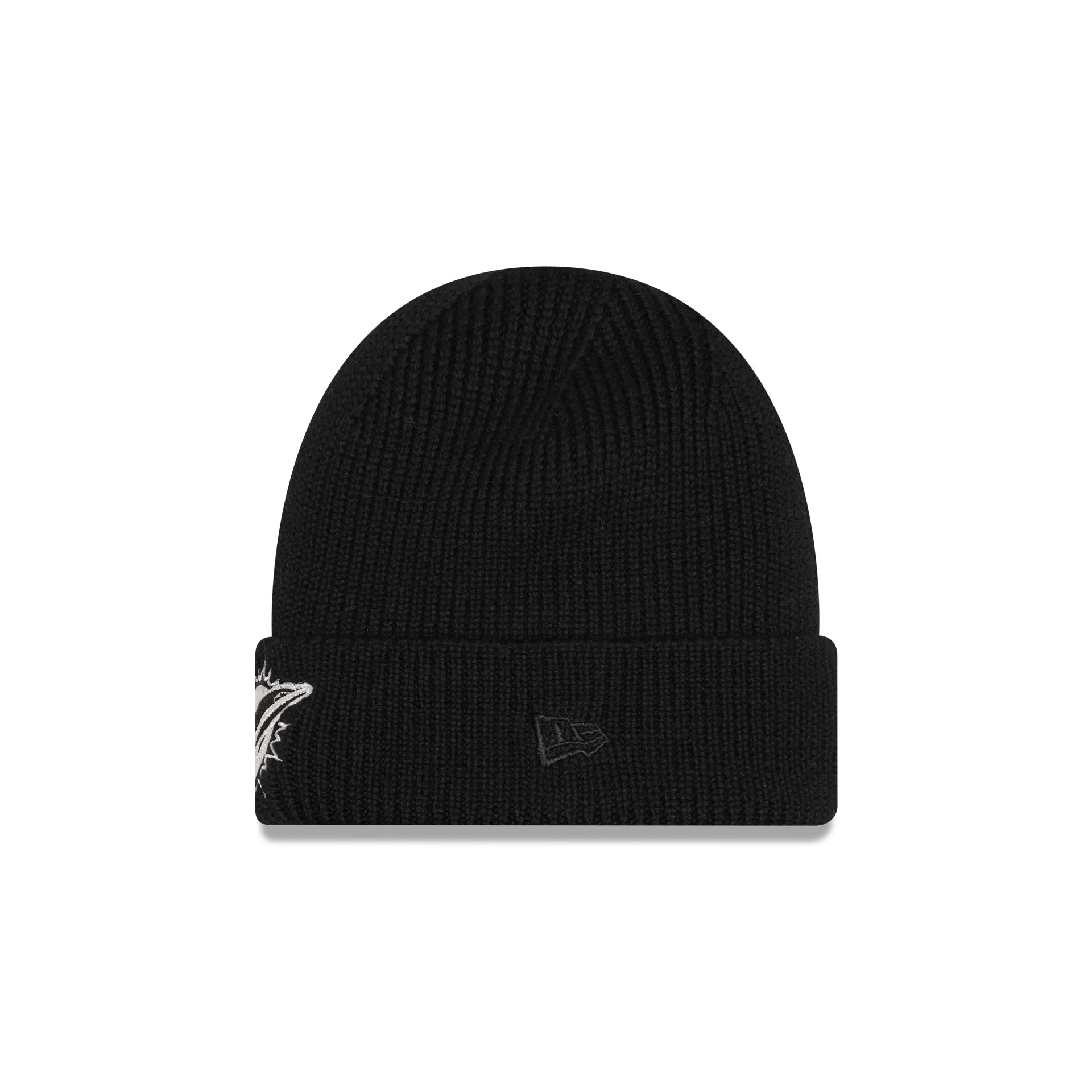 Alternative view of Alpha Industries X Miami Dolphins Black Cuff Knit Hat