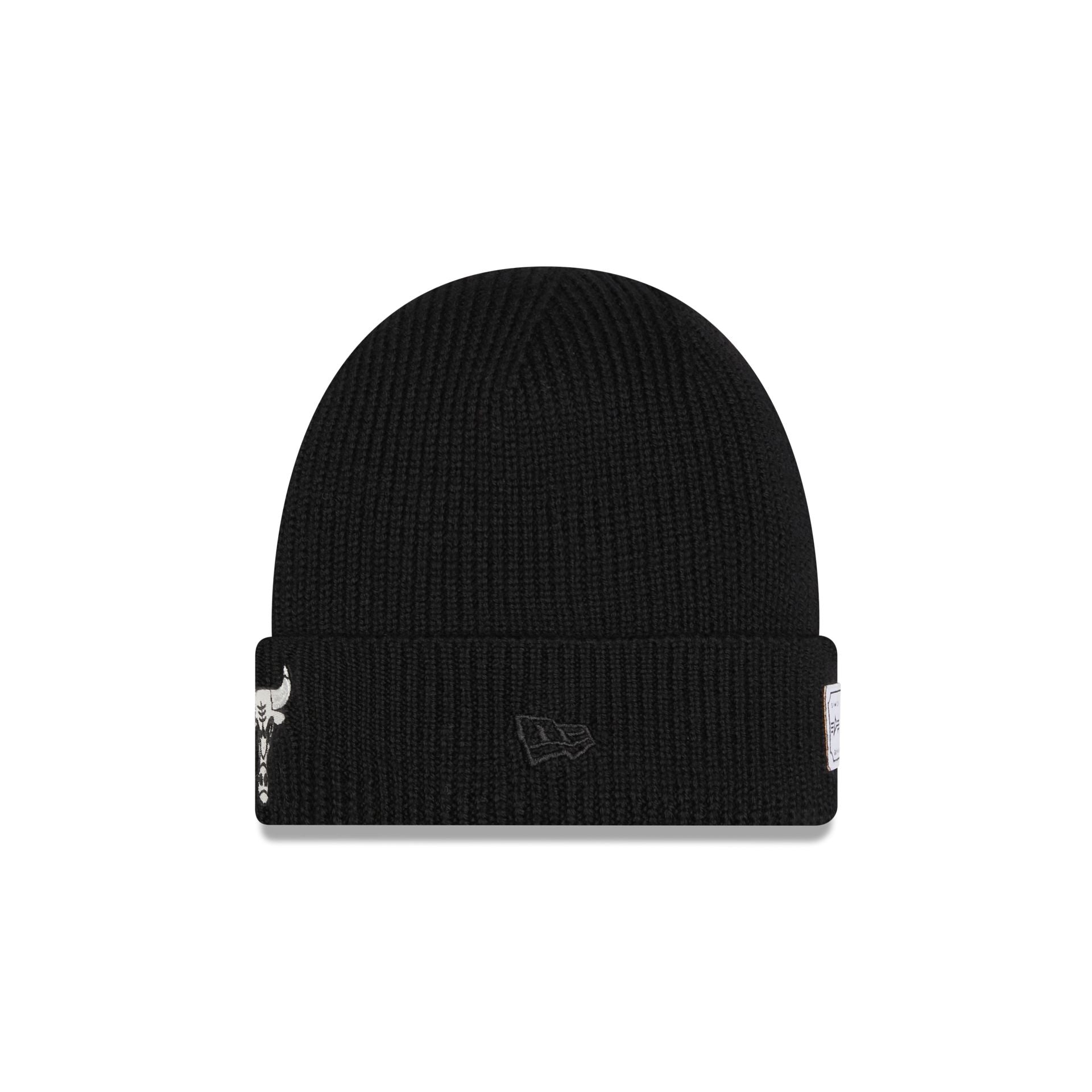 Alternative view of Alpha Industries X Chicago Bulls Black Cuff Knit Hat