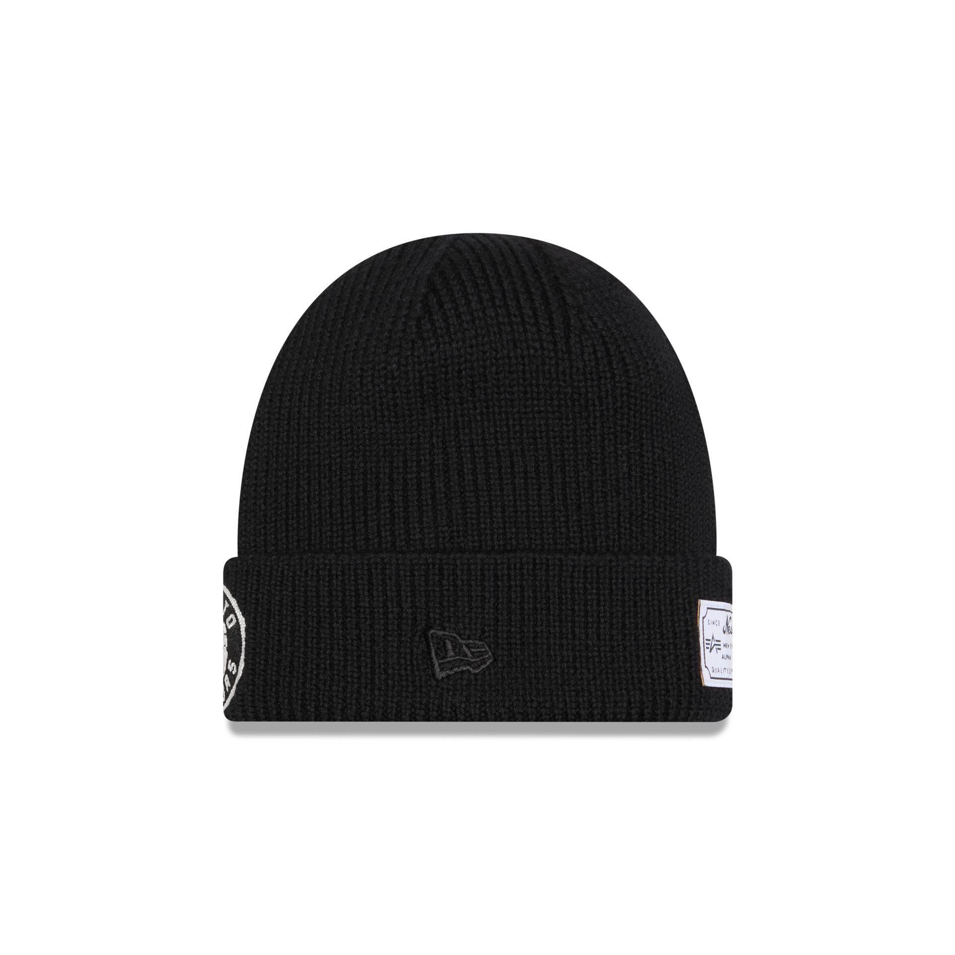 Alternative view of Alpha Industries X Toronto Raptors Black Cuff Knit Hat
