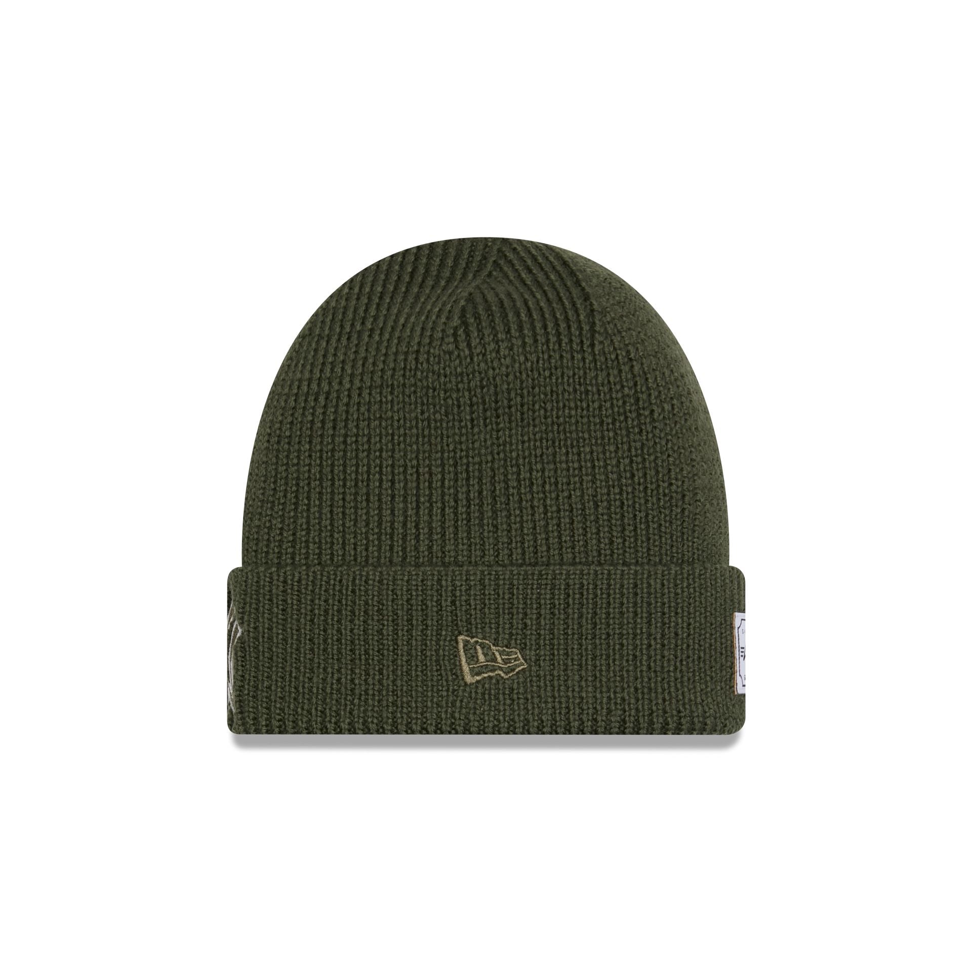 Alternative view of Alpha Industries X New York Yankees Olive Green Cuff Knit Hat