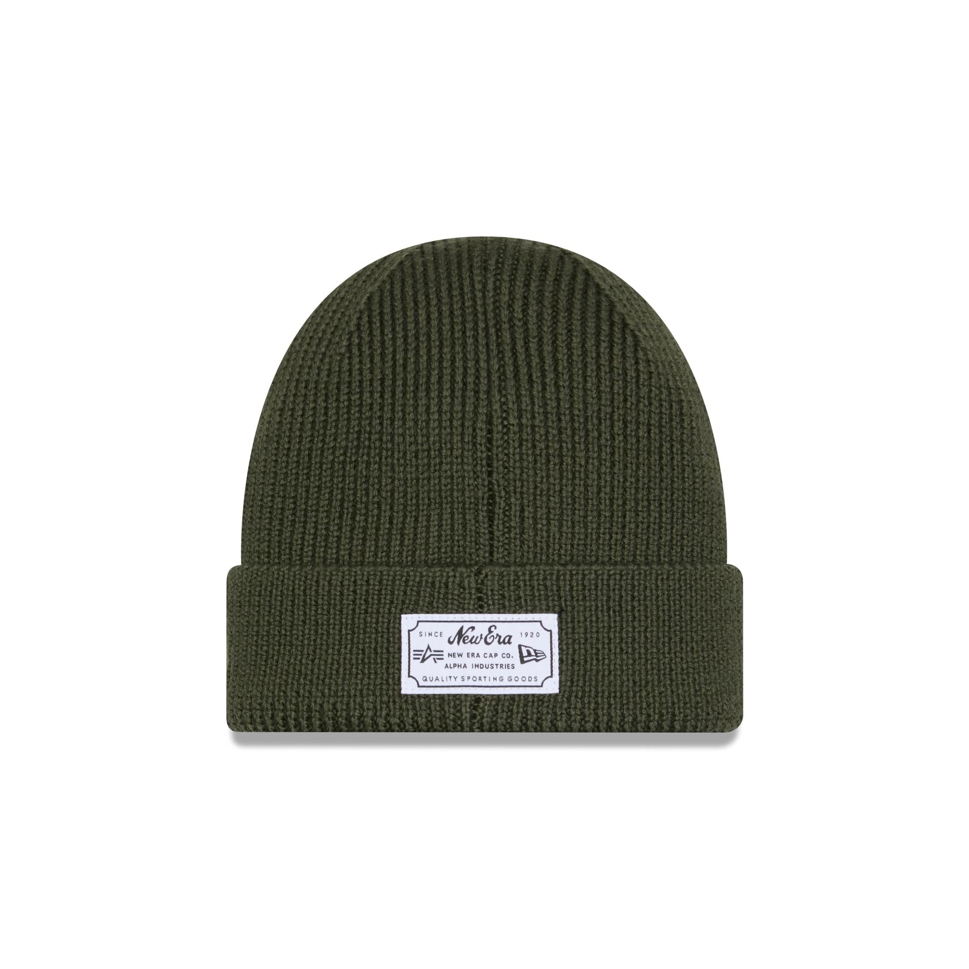 Alpha Industries X New York Yankees Olive Green Cuff Knit Hat - Image 3