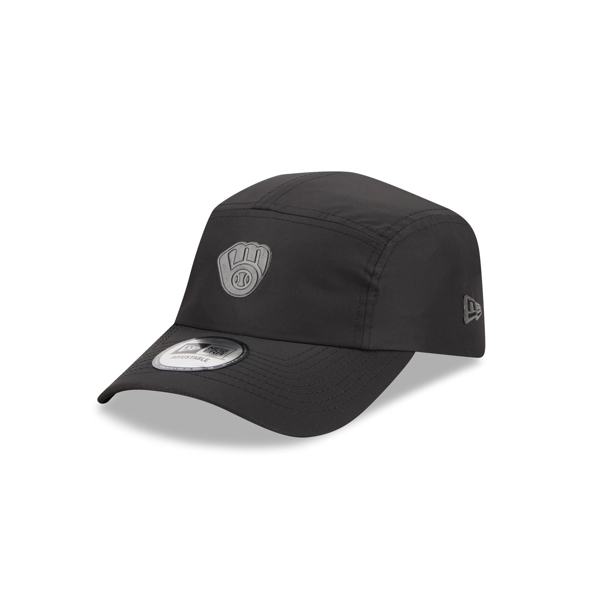 Alpha Industries X Milwaukee Brewers Black Runner Adjustable Hat