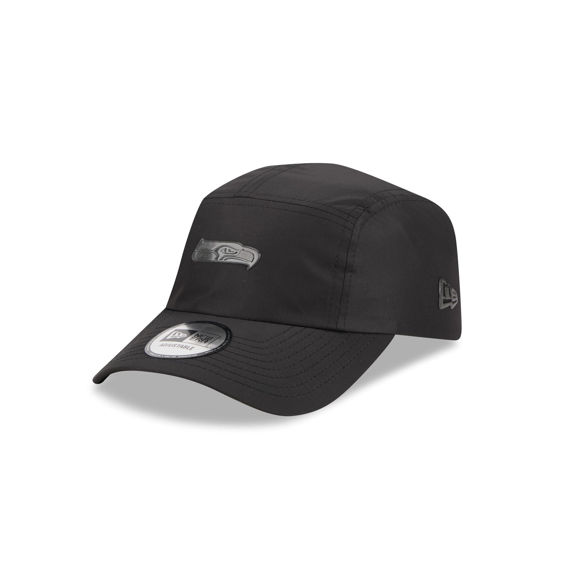 Alpha Industries X Seattle Seahawks Black Runner Adjustable Hat