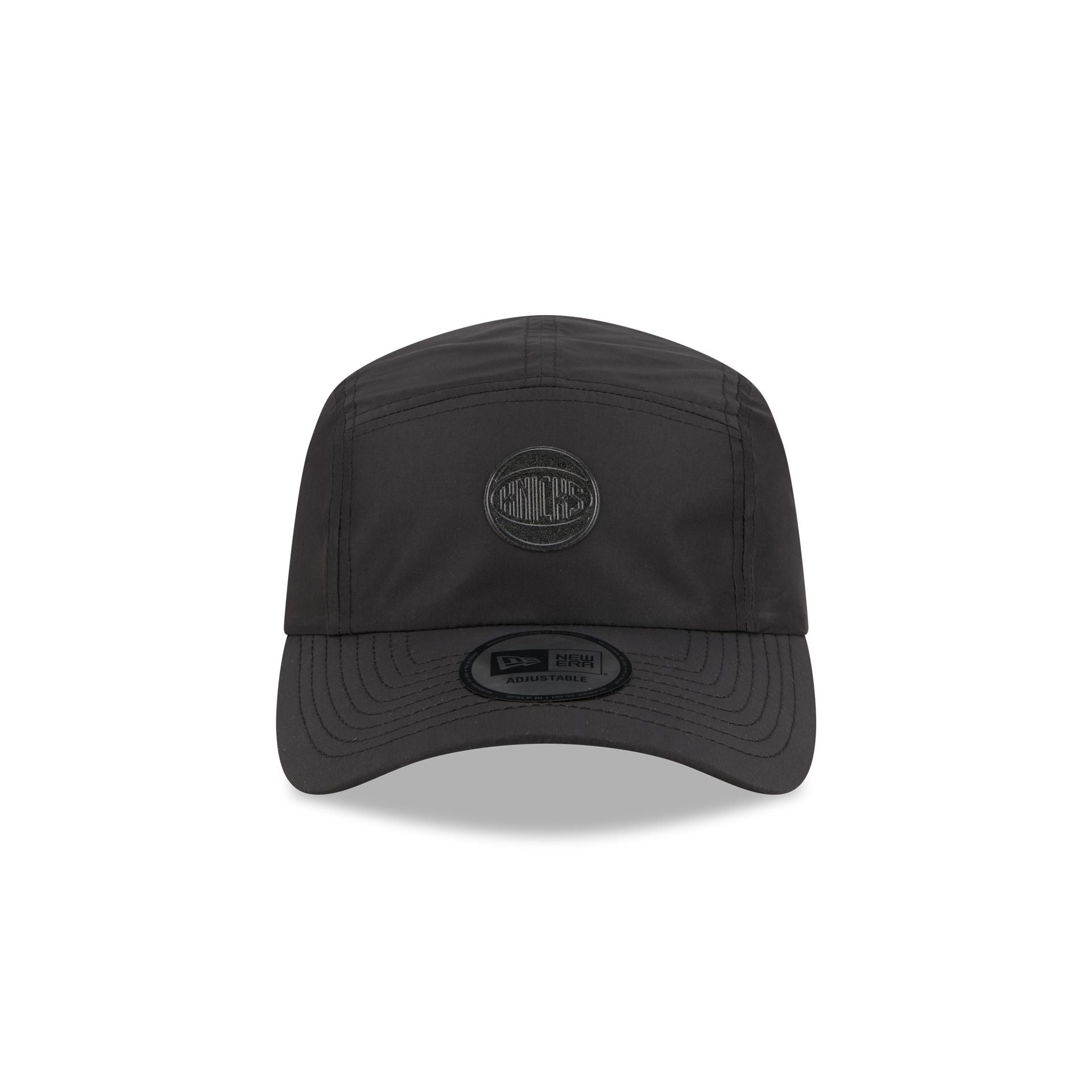 Alternative view of Alpha Industries X New York Knicks Black Runner Adjustable Hat