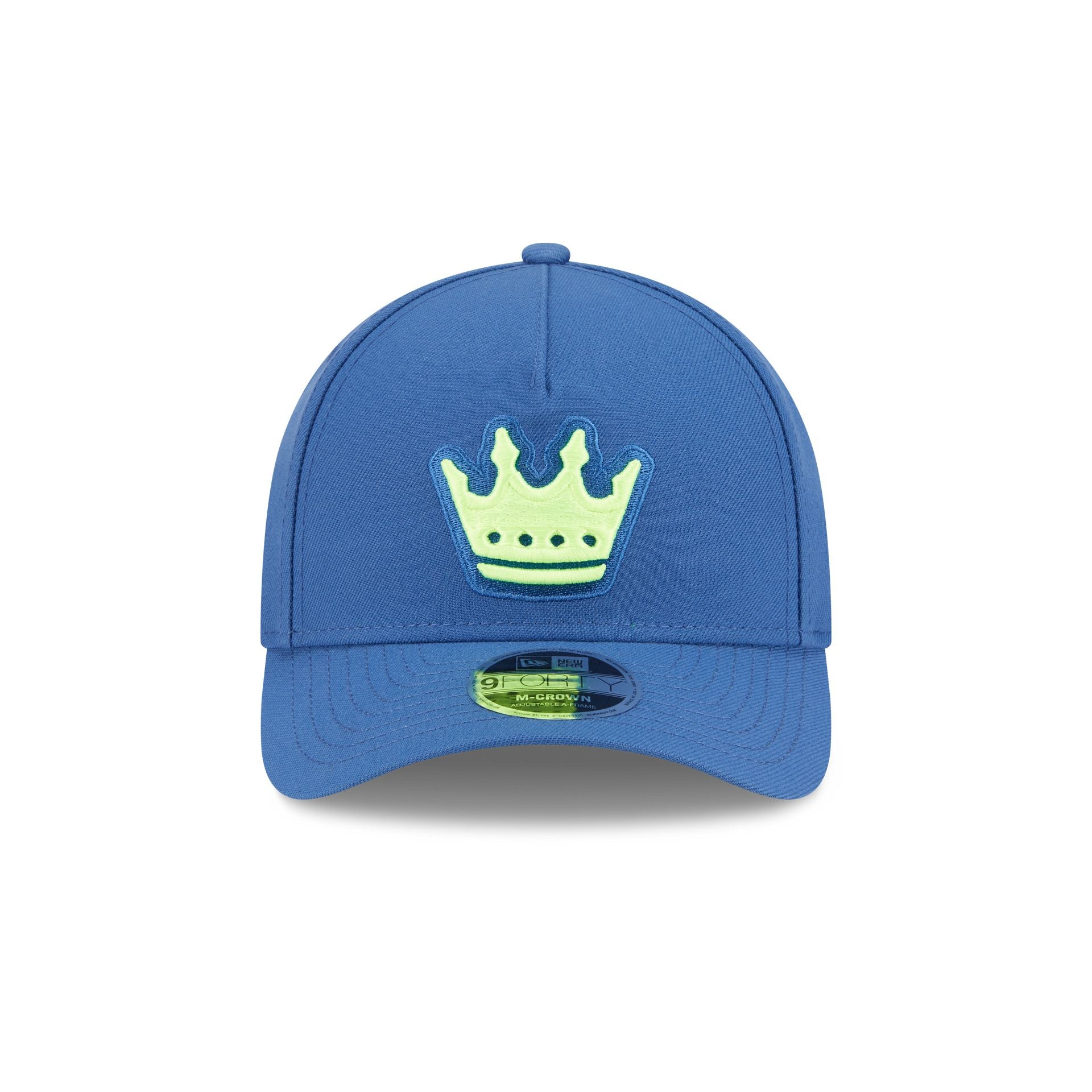 Alternative view of Charlotte Fc 2025 Jersey Hook Blue 9Forty M-Crown A-Frame Snapback Hat