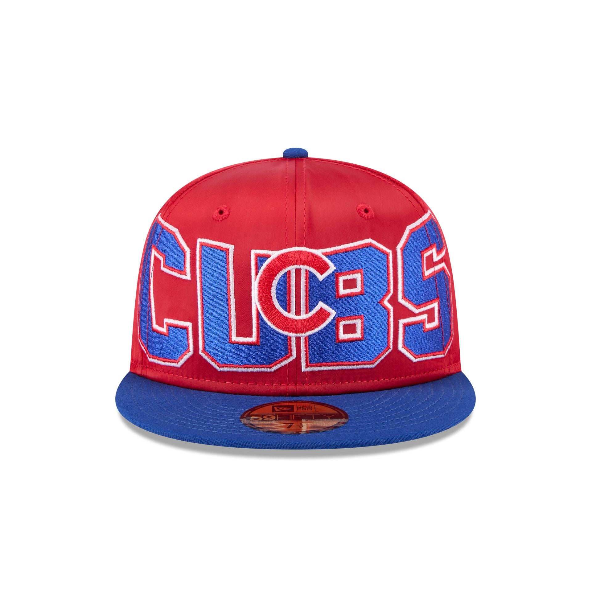 Alternative view of Chicago Cubs Bold Satin 59Fifty Fitted Hat