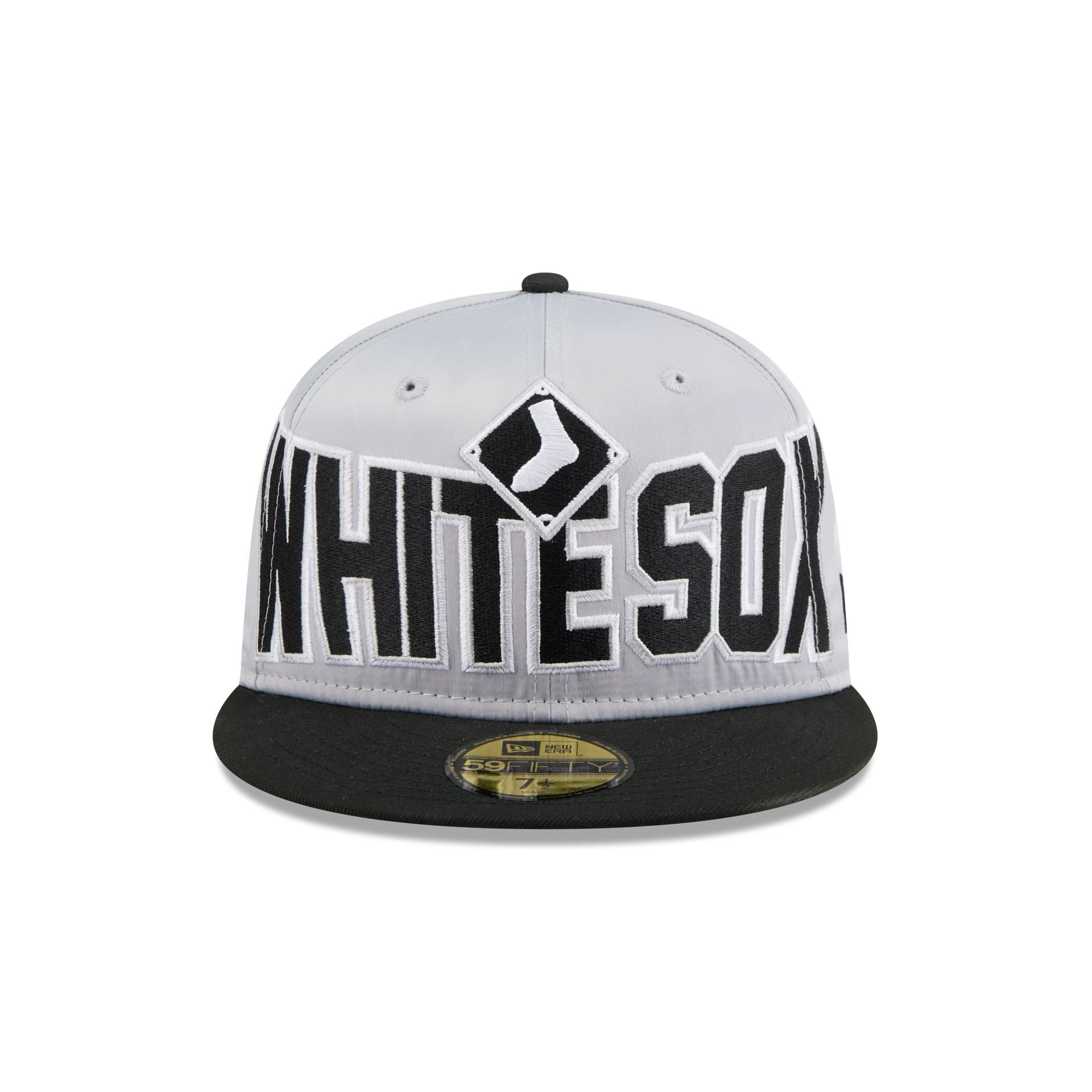 Alternative view of Chicago White Sox Bold Satin 59Fifty Fitted Hat