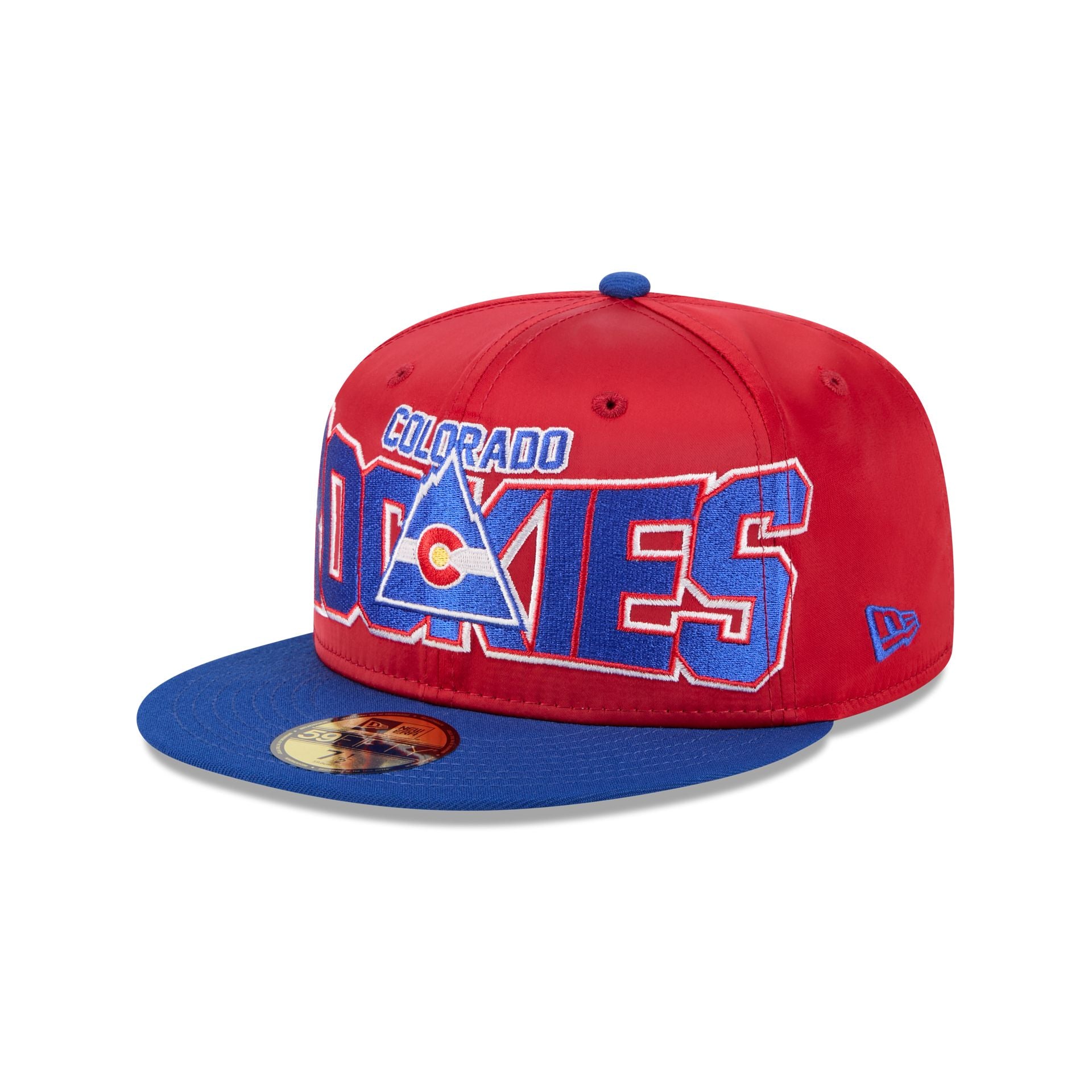 Colorado Rockies Bold Satin 59Fifty Fitted Hat