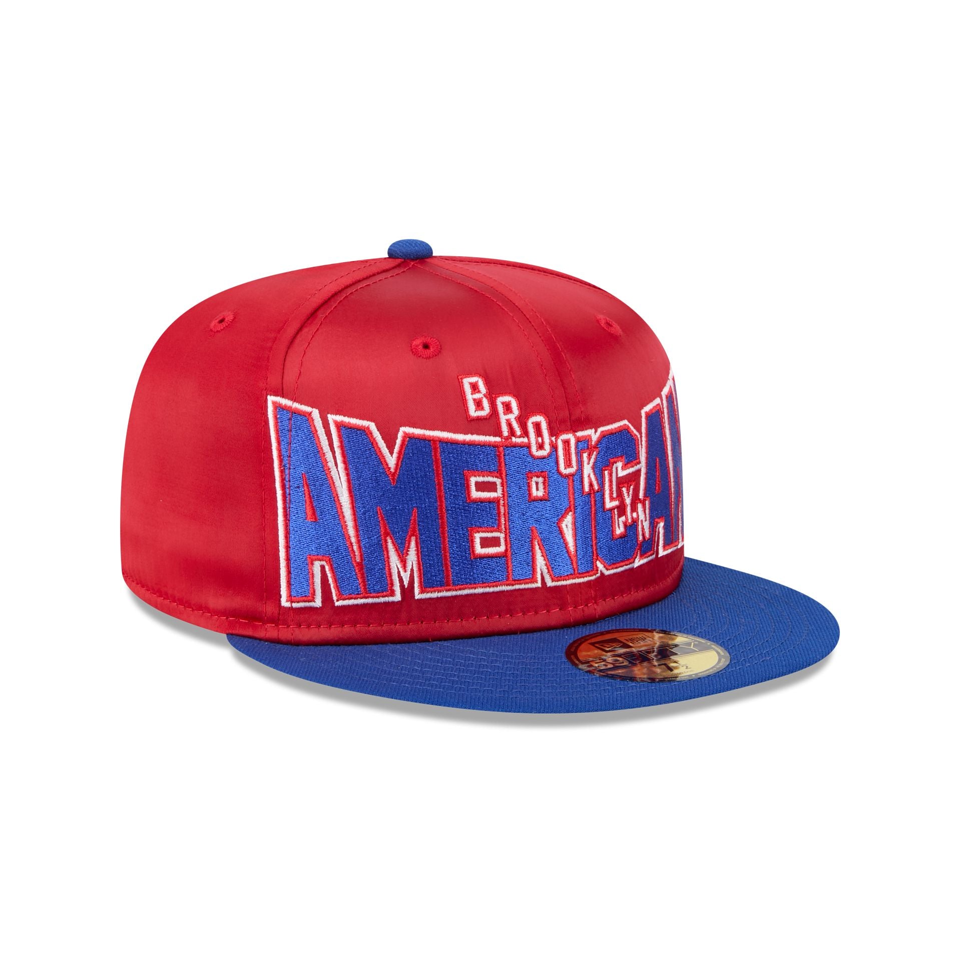 Brooklyn Americans Bold Satin 59Fifty Fitted Hat - Image 3