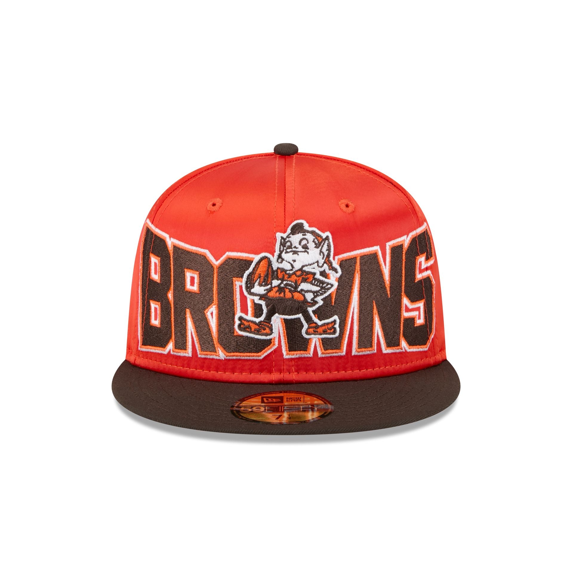 Cleveland Browns Bold Satin 59Fifty Fitted Hat - Image 2