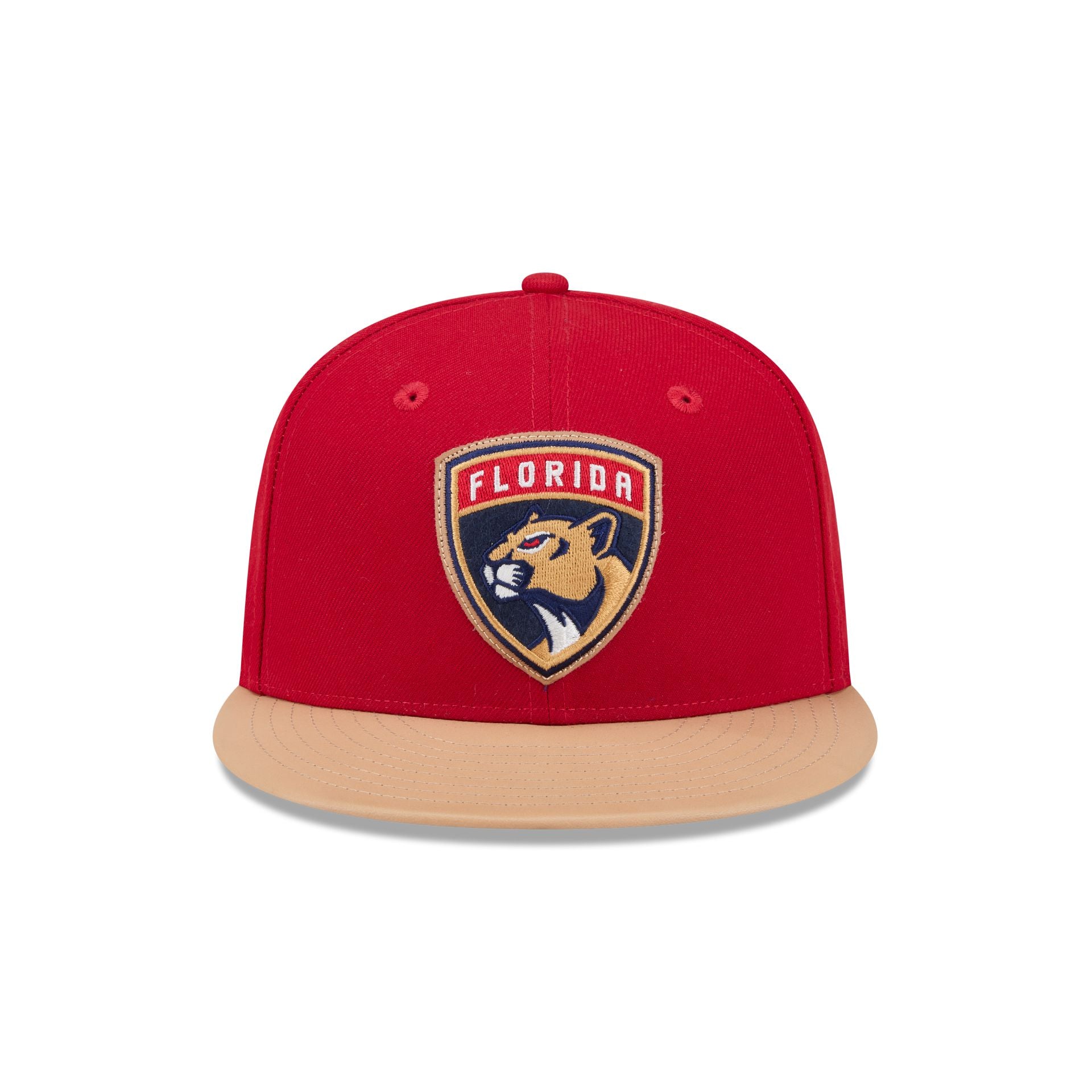 Alternative view of Florida Panthers Leather Visor 59Fifty Fitted Hat