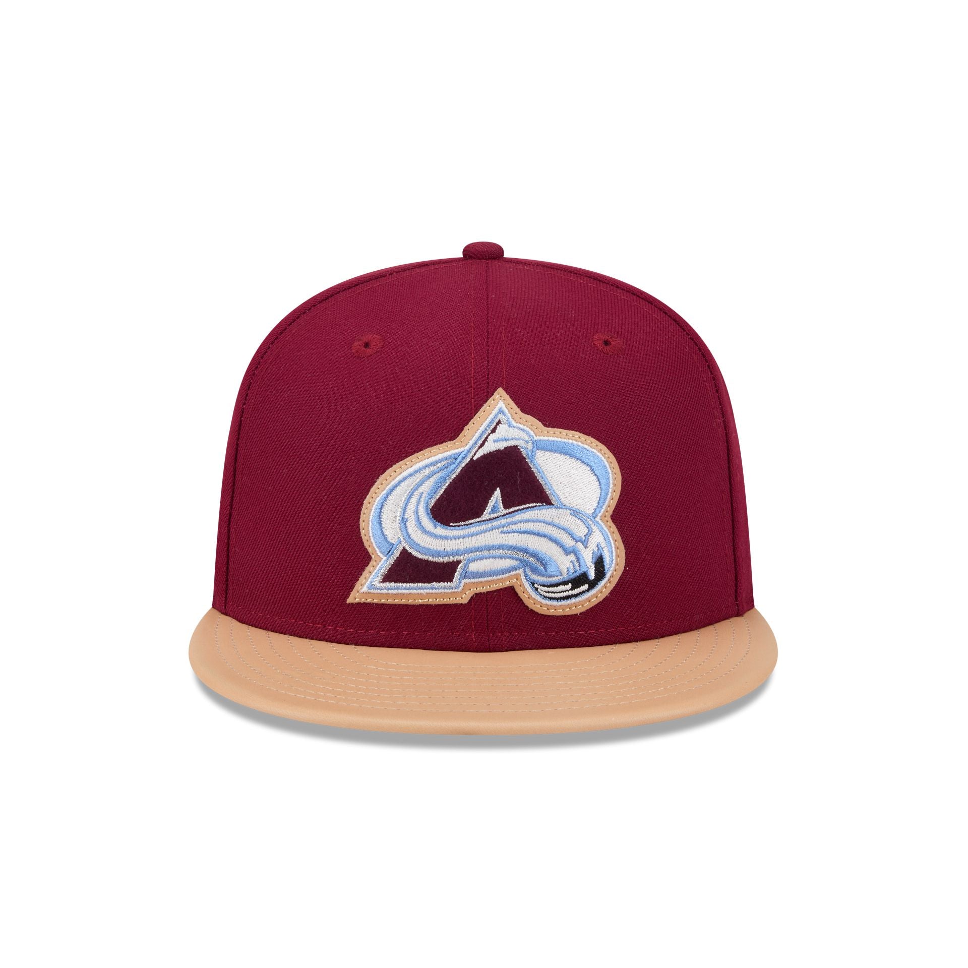 Alternative view of Colorado Avalanche Leather Visor 59Fifty Fitted Hat