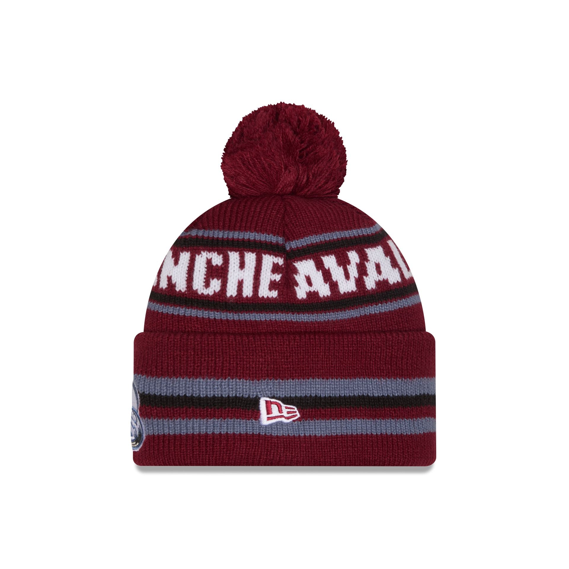 Alternative view of Colorado Avalanche Classic Pom Knit Hat