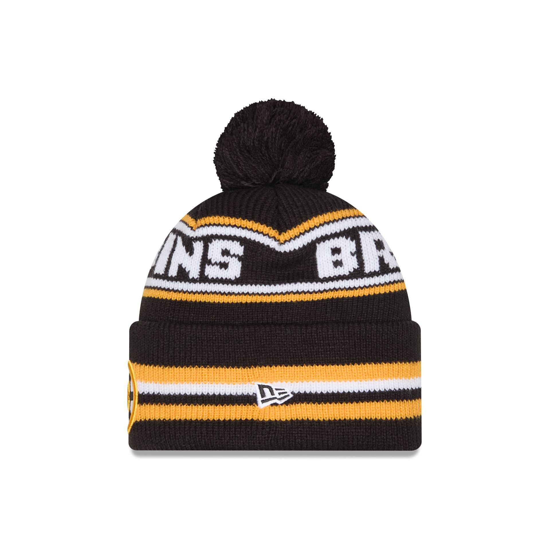 Alternative view of Boston Bruins Classic Pom Knit Hat