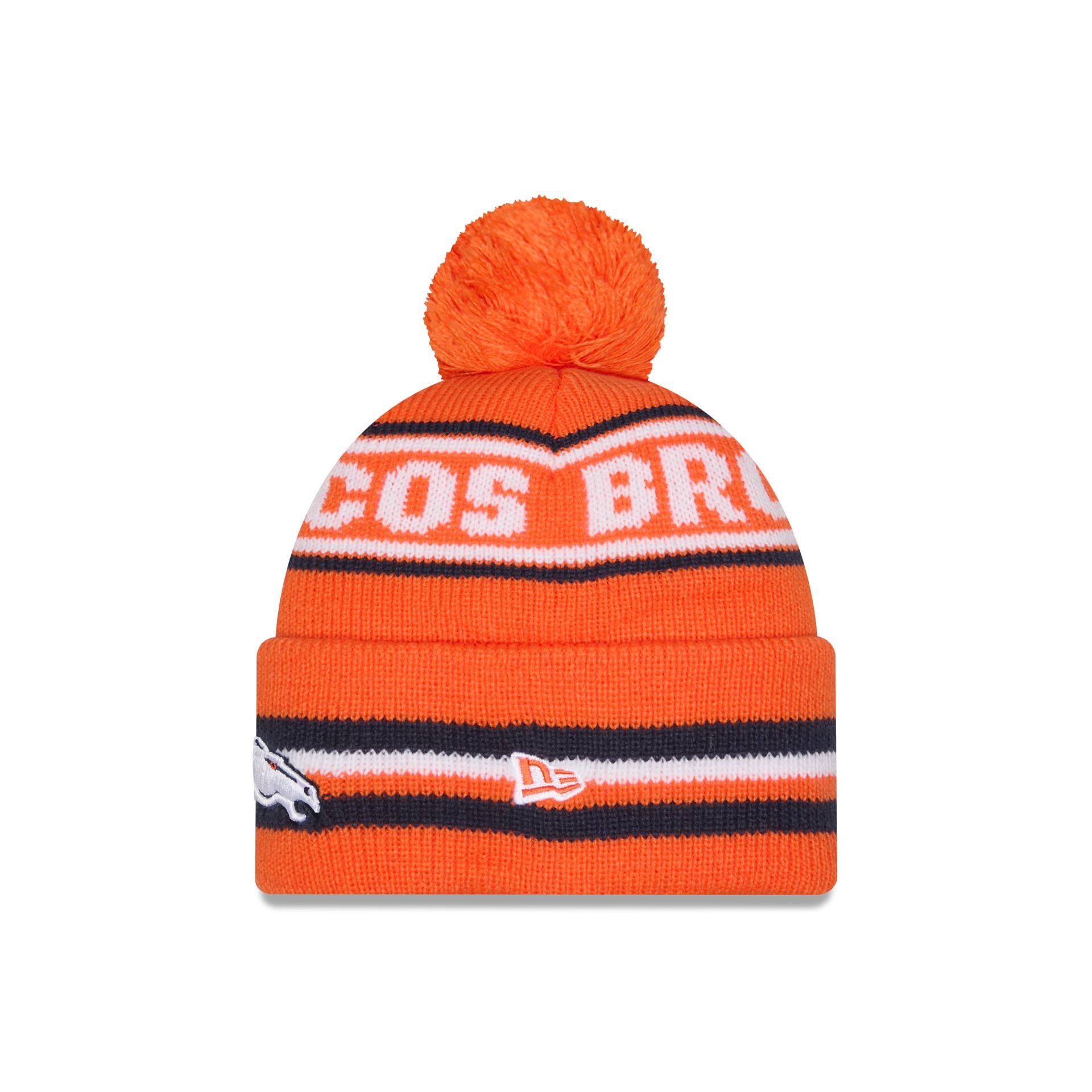 Alternative view of Denver Broncos Classic Pom Knit Hat