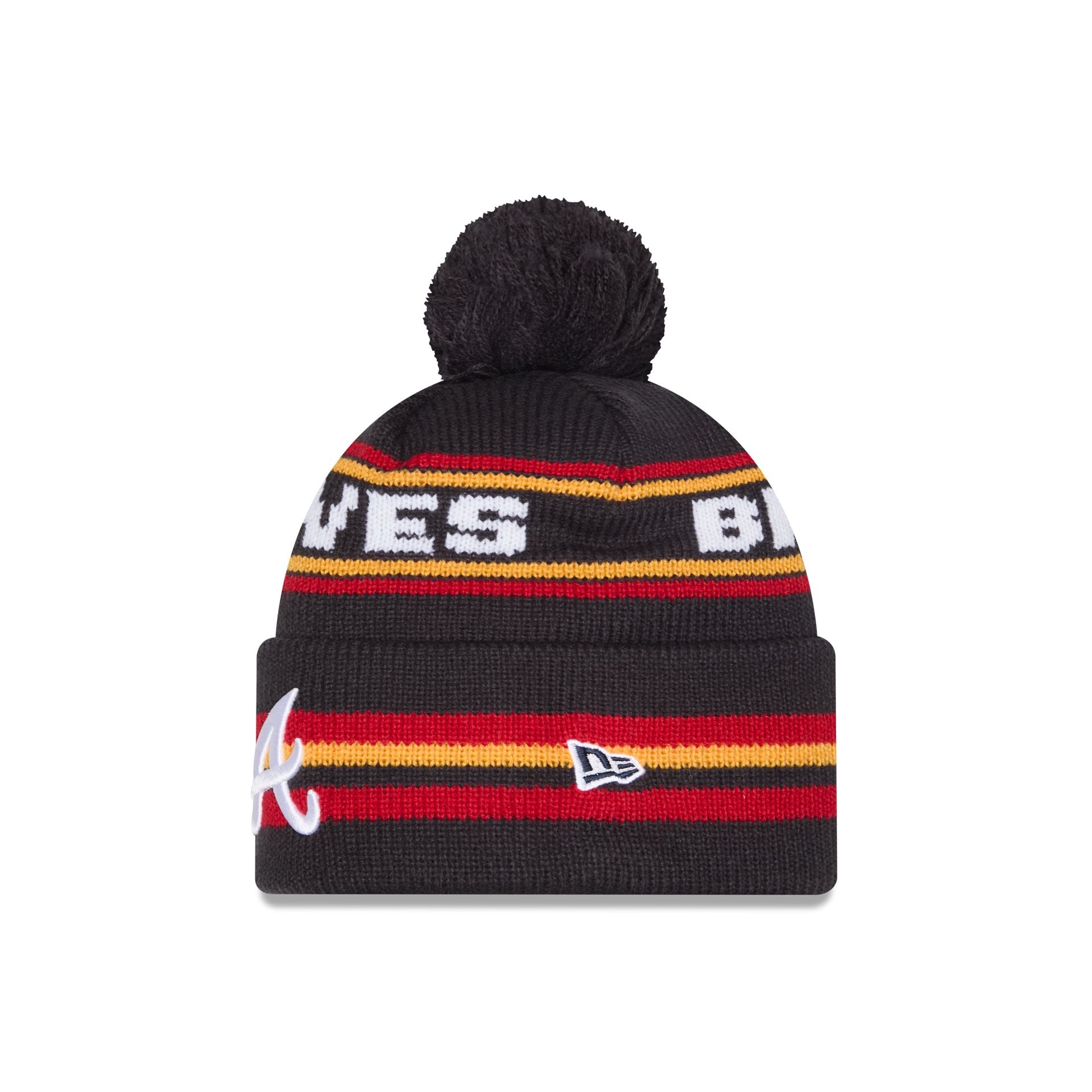 Alternative view of Atlanta Braves Classic Pom Knit Hat