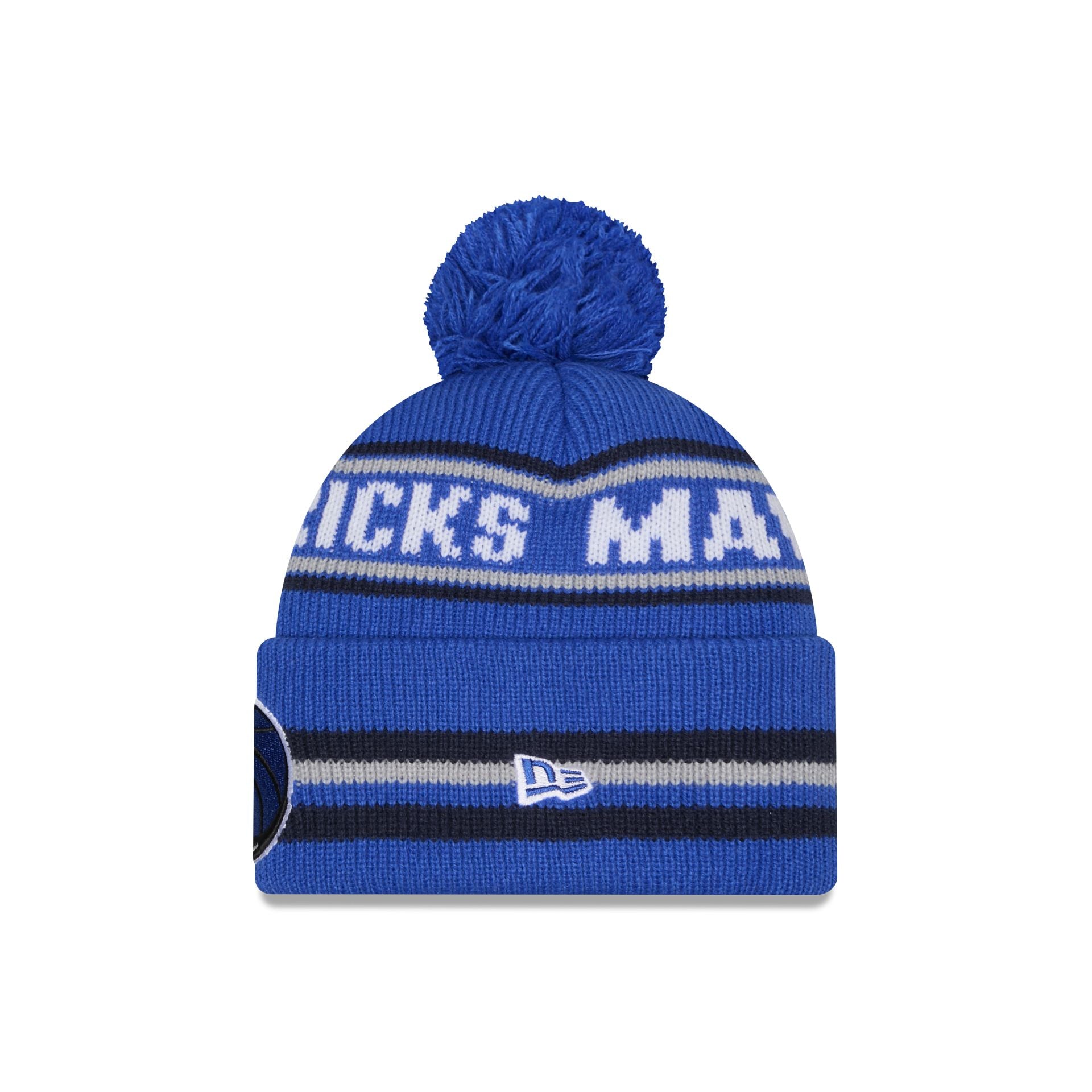 Alternative view of Dallas Mavericks Classic Pom Knit Hat